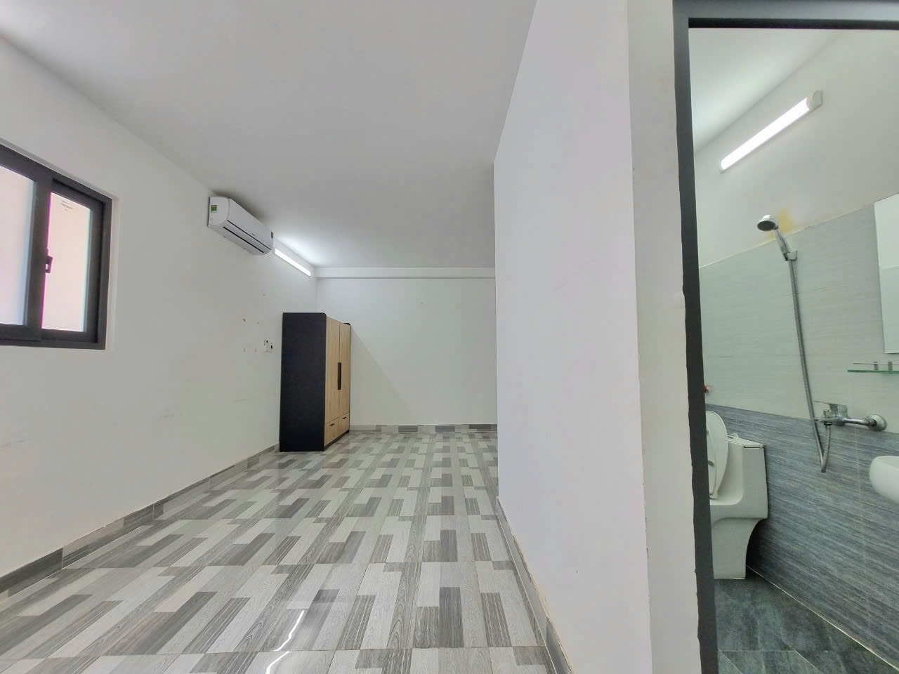 Phòng trọ Studio 25m2 tại ChampHouse Thạnh Lộc 18 - Quận 12 - Phòng ngủ