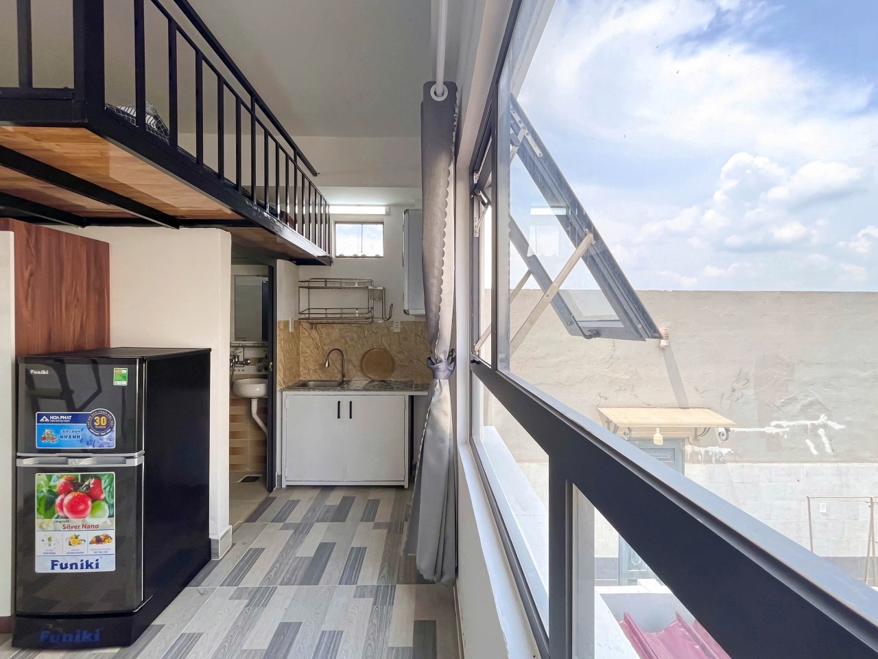 Phòng trọ Duplex 25m2 tại ChampHouse Thạnh Lộc 18 - Quận 12 - Ban công