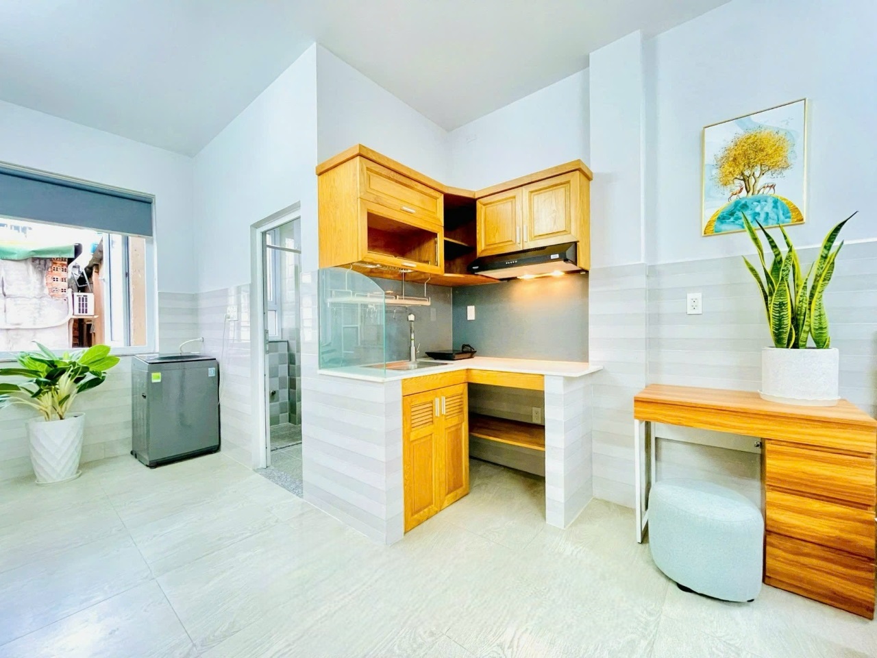 Phòng trọ Studio 25m2 tại NQC Home Nguyễn Văn Công - Gò Vấp - Phòng ngủ