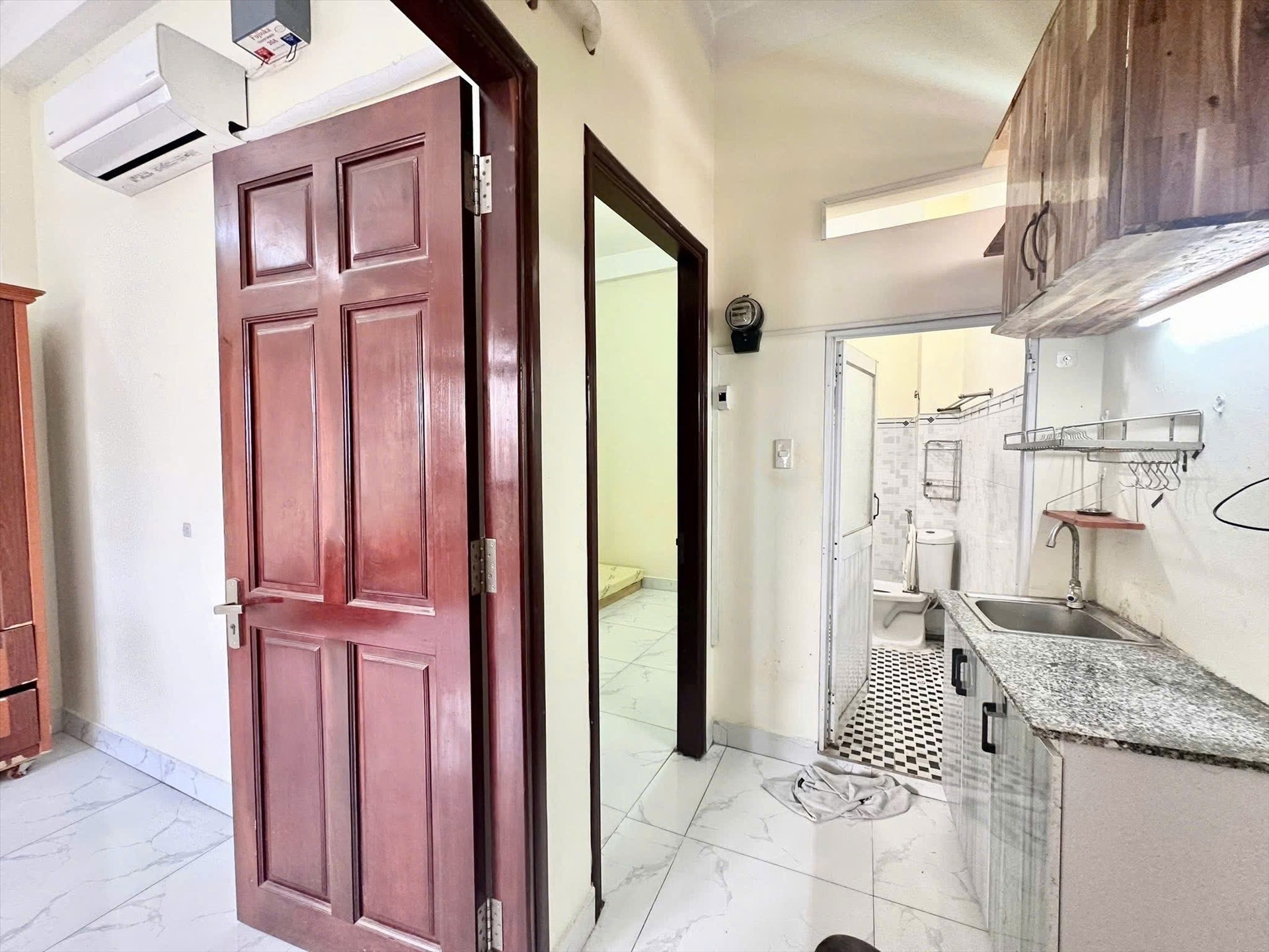 Phòng trọ Studio 28m2 tại AD House  Đường số 51 - Gò Vấp - Phòng tắm