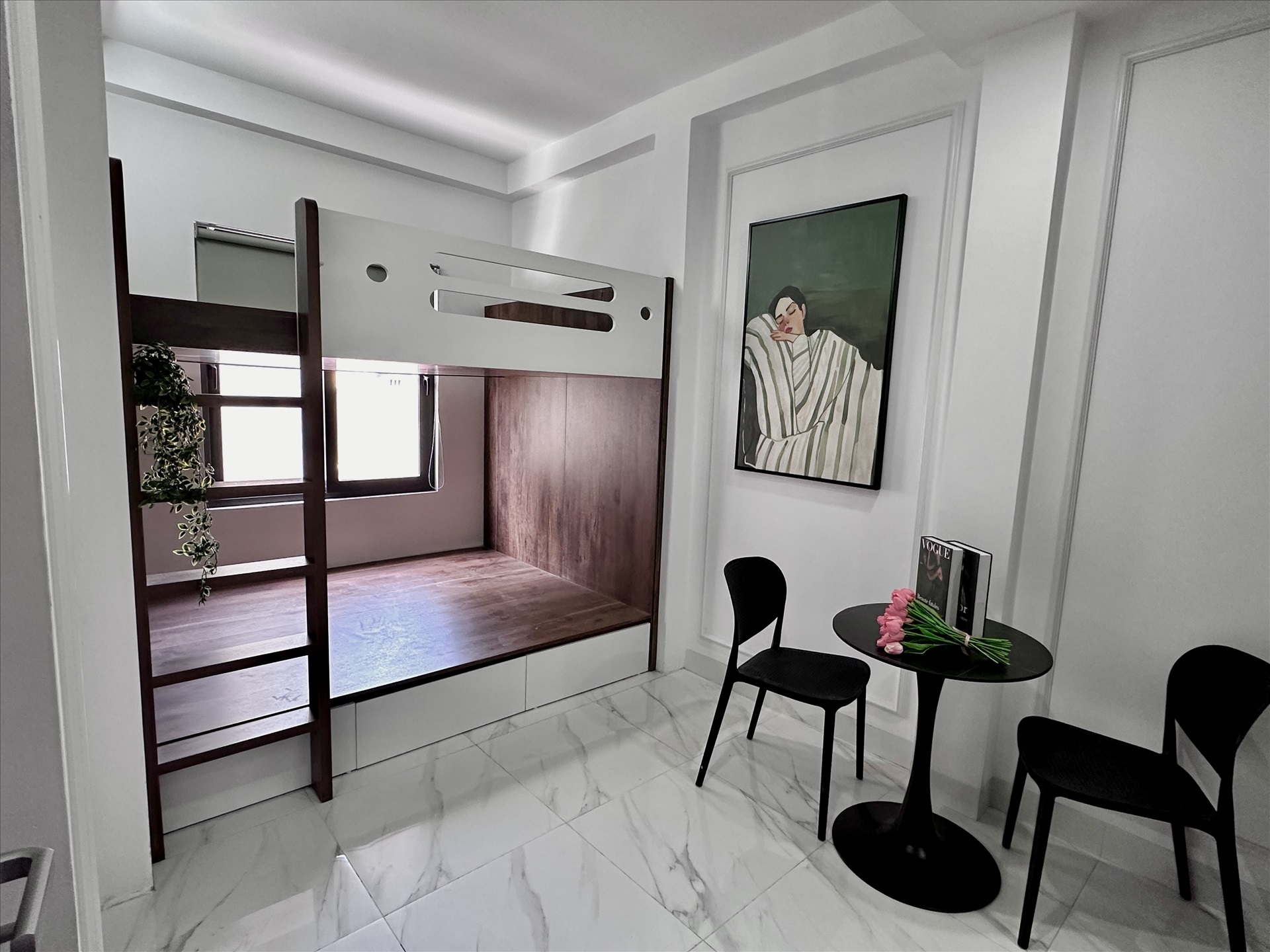 Phòng trọ Studio 25m2 tại Suha Home Xã Đàn - Đống Đa - Phòng khách