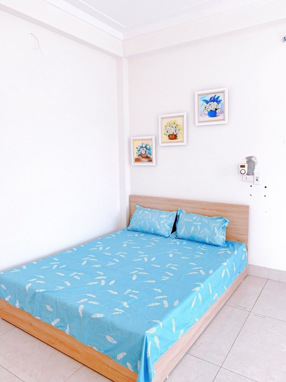 Phòng trọ Studio 25m2 tại Happyhomes Yên Hòa - Cầu Giấy - Phòng ngủ