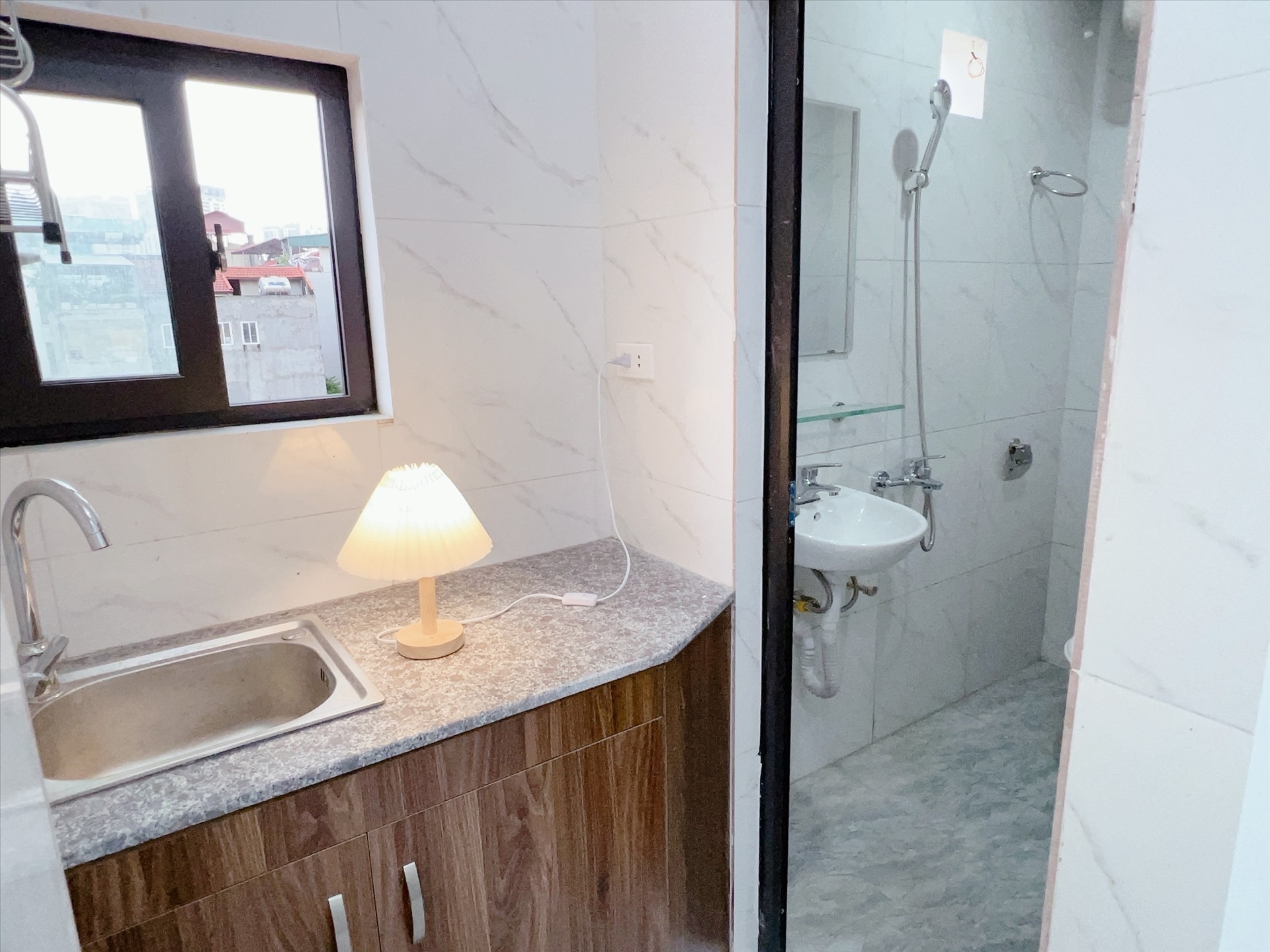 Phòng trọ 1 Phòng ngủ 38m2 tại Happyhomes Hồ Tùng Mậu - Cầu Giấy - Phòng tắm