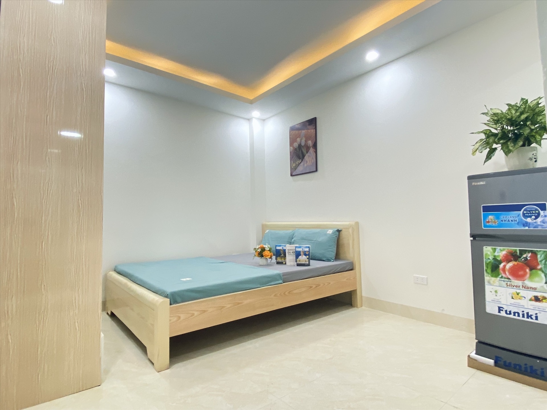 Phòng trọ Studio 22m2 tại Suha Home Chính Kinh - Thanh Xuân - Phòng ngủ