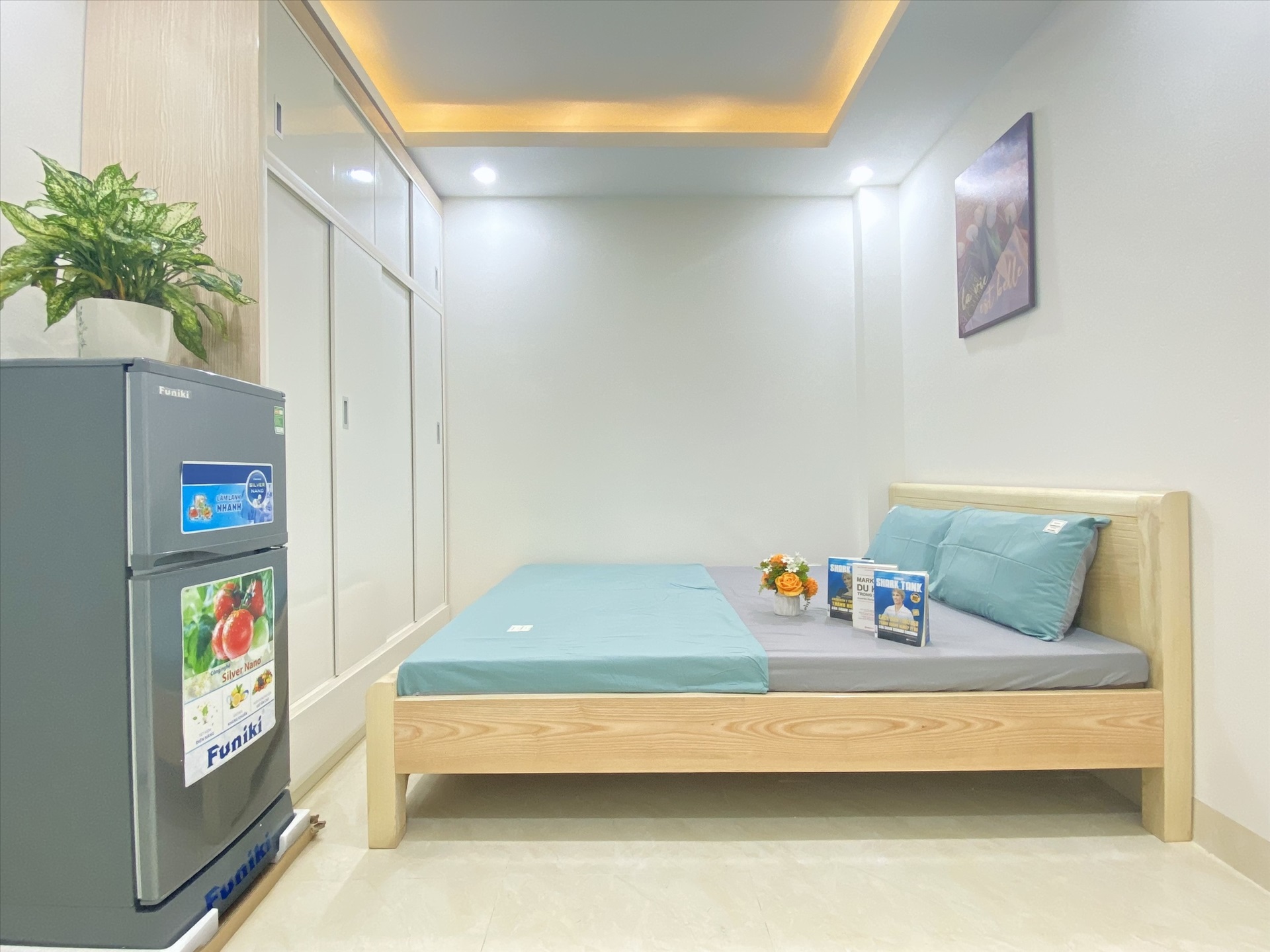 Phòng trọ Studio 22m2 tại Suha Home Chính Kinh - Thanh Xuân - Phòng ngủ