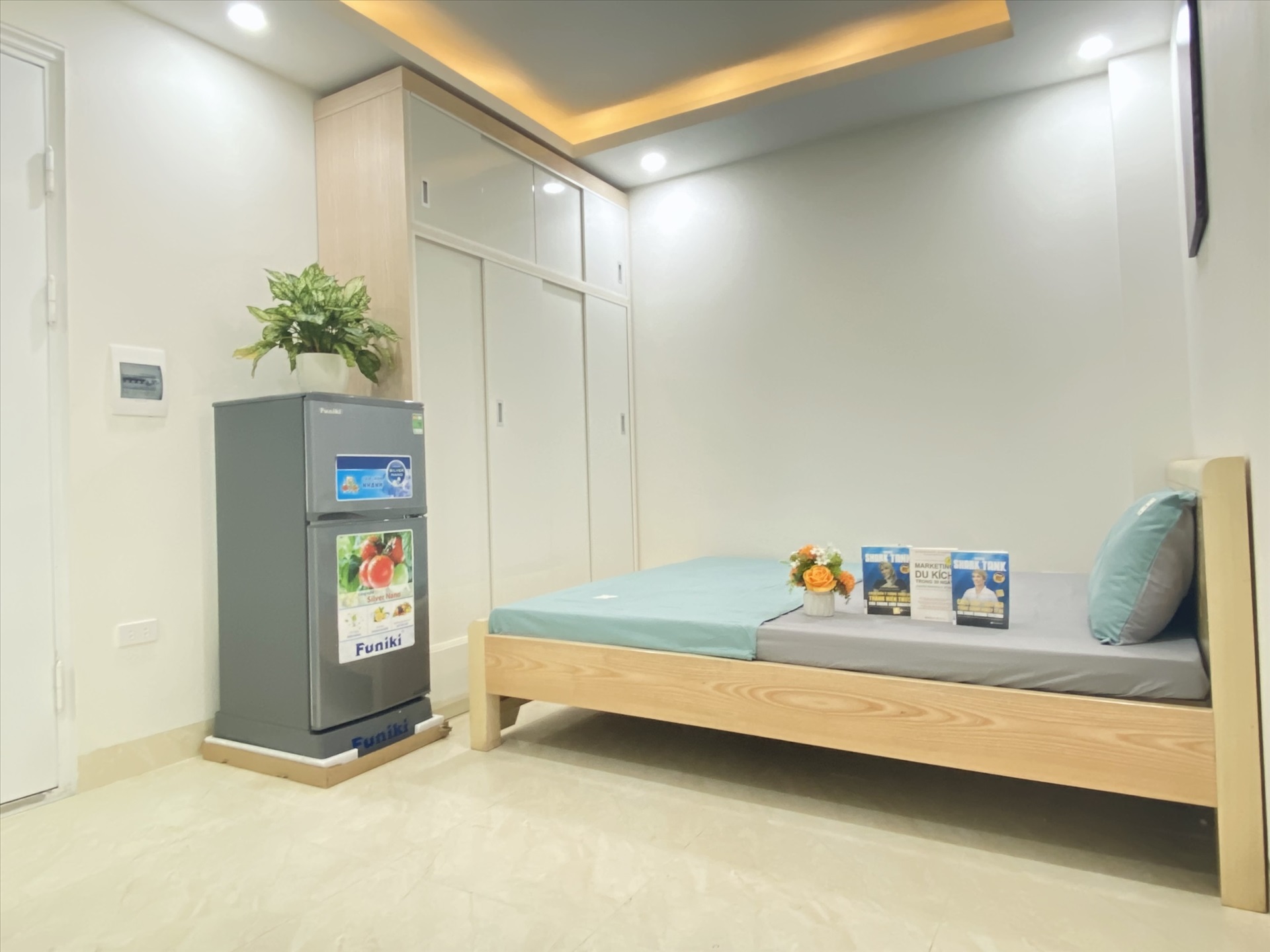 Phòng trọ Studio 22m2 tại Suha Home Chính Kinh - Thanh Xuân - Phòng khách