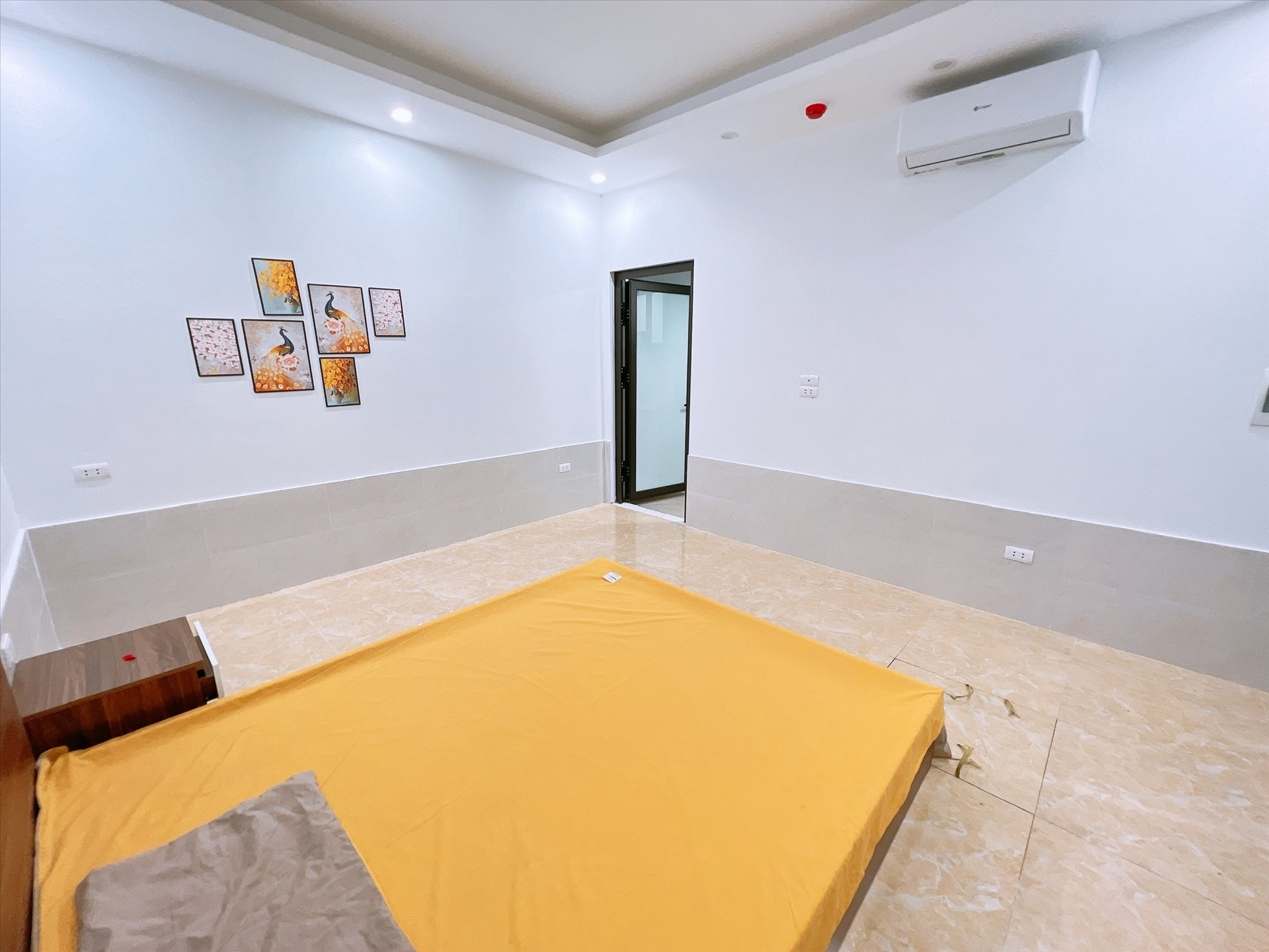 Phòng trọ Studio 25m2 tại Happyhomes 1 Lạc Long Quân - Tây Hồ - Phòng ngủ