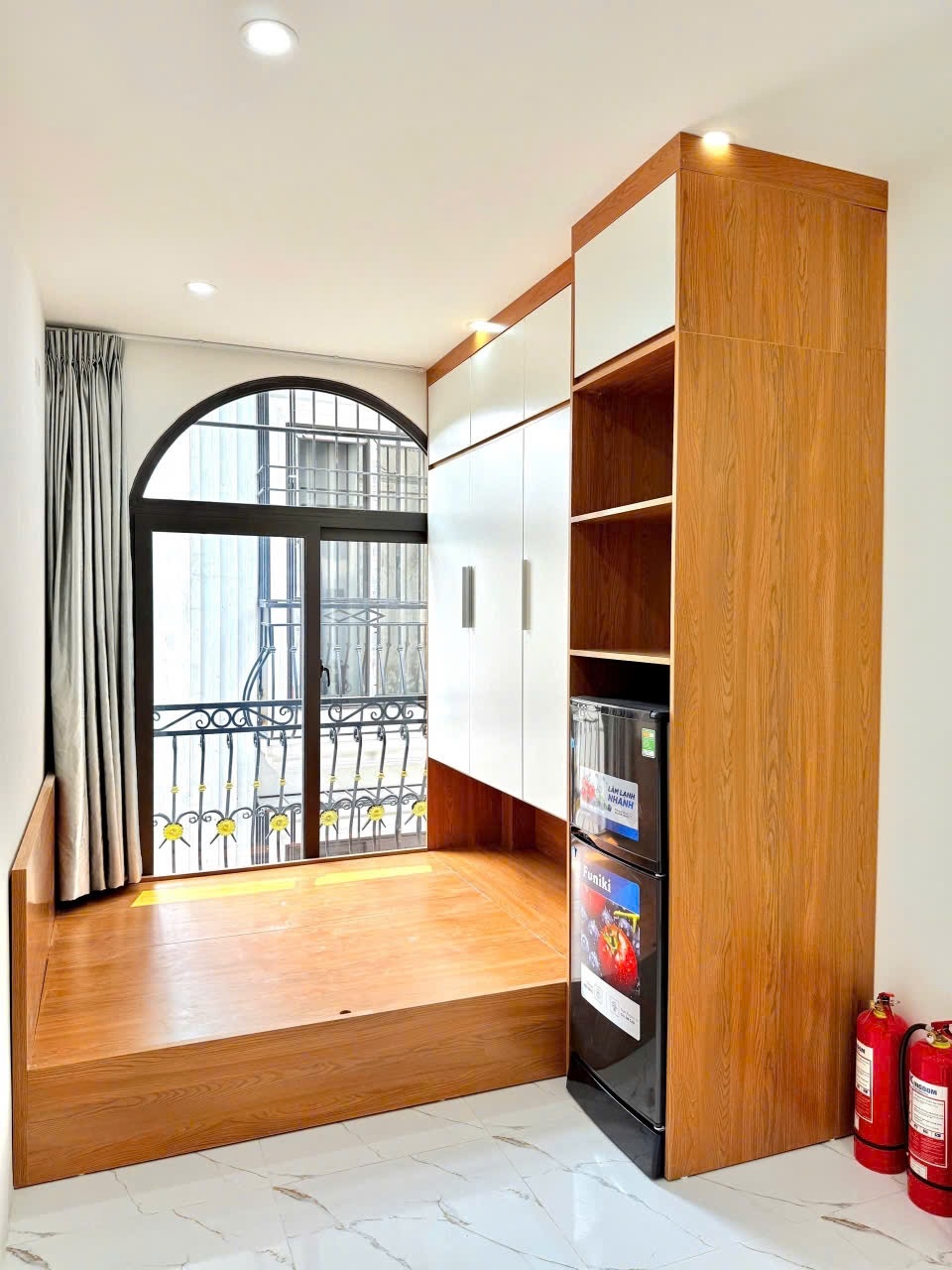 Phòng trọ Studio 25m2 tại 4PS Housing Giáp Bát - Hoàng Mai - Phòng ngủ