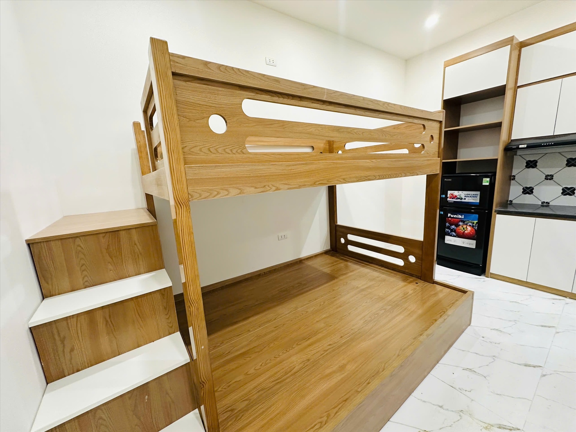Phòng trọ Studio 25m2 tại 4PS Housing Giáp Bát - Hoàng Mai - Phòng ngủ
