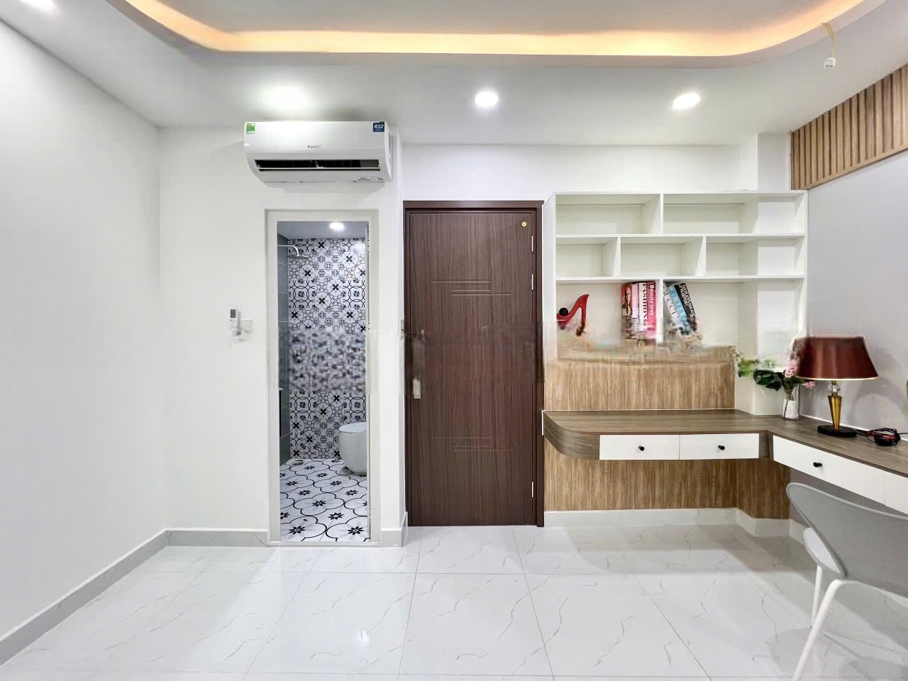 Phòng trọ Studio 25m2 tại NH Apartment Đường số 2 - Gò Vấp - Phòng khách
