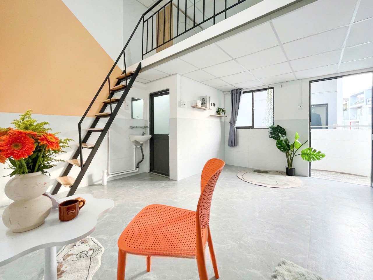 Phòng trọ Studio 25m2 tại LightHouse A Thạnh Mỹ Lợi - Quận 2 - Phòng khách