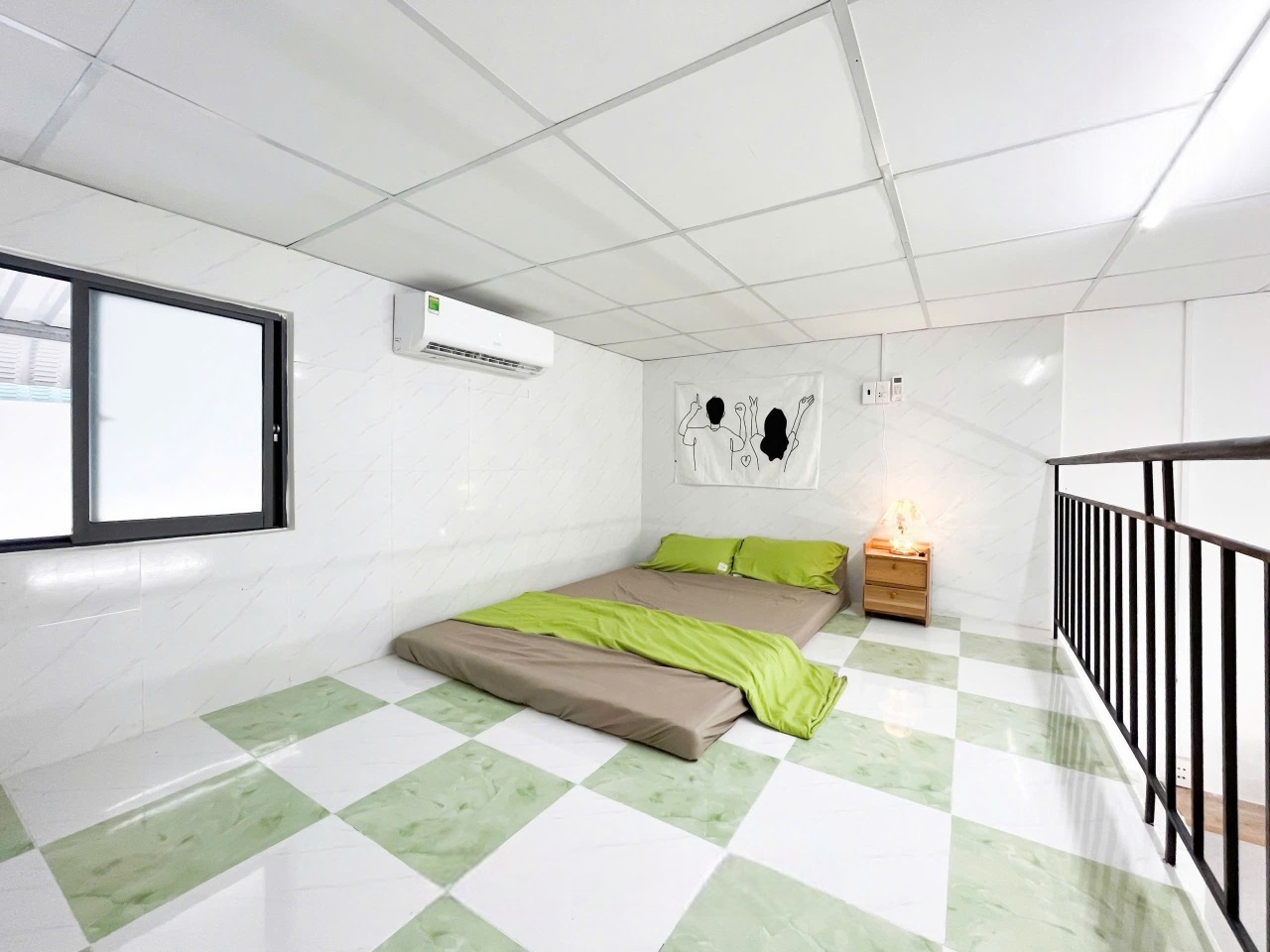 Phòng trọ Studio 25m2 tại LightHouse A Thạnh Mỹ Lợi - Quận 2 - Phòng ngủ