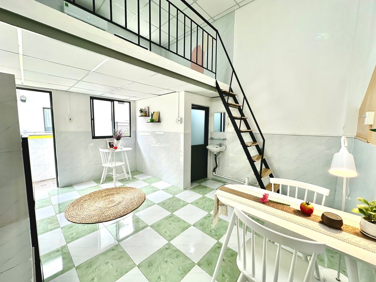 Phòng trọ Duplex 25m2 tại LightHouse B Thạnh Mỹ Lợi - Quận 2 - Phòng khách