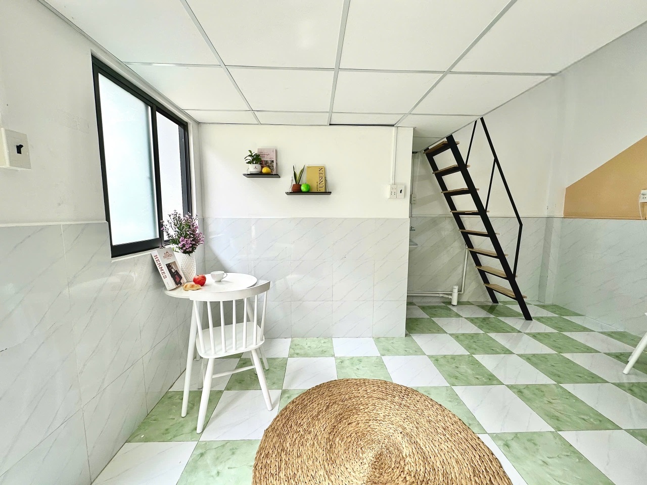 Phòng trọ Duplex 25m2 tại LightHouse B Thạnh Mỹ Lợi - Quận 2 - Phòng khách