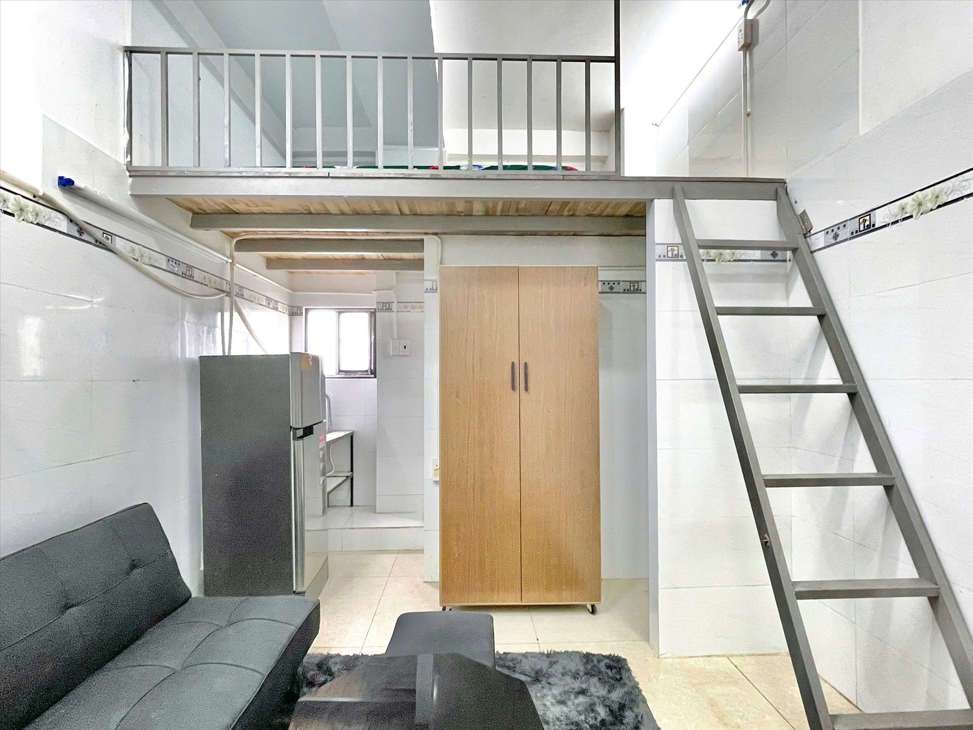 Phòng trọ Duplex 25m2 tại AT House Hà Huy Giáp - Quận 12 - Phòng ngủ