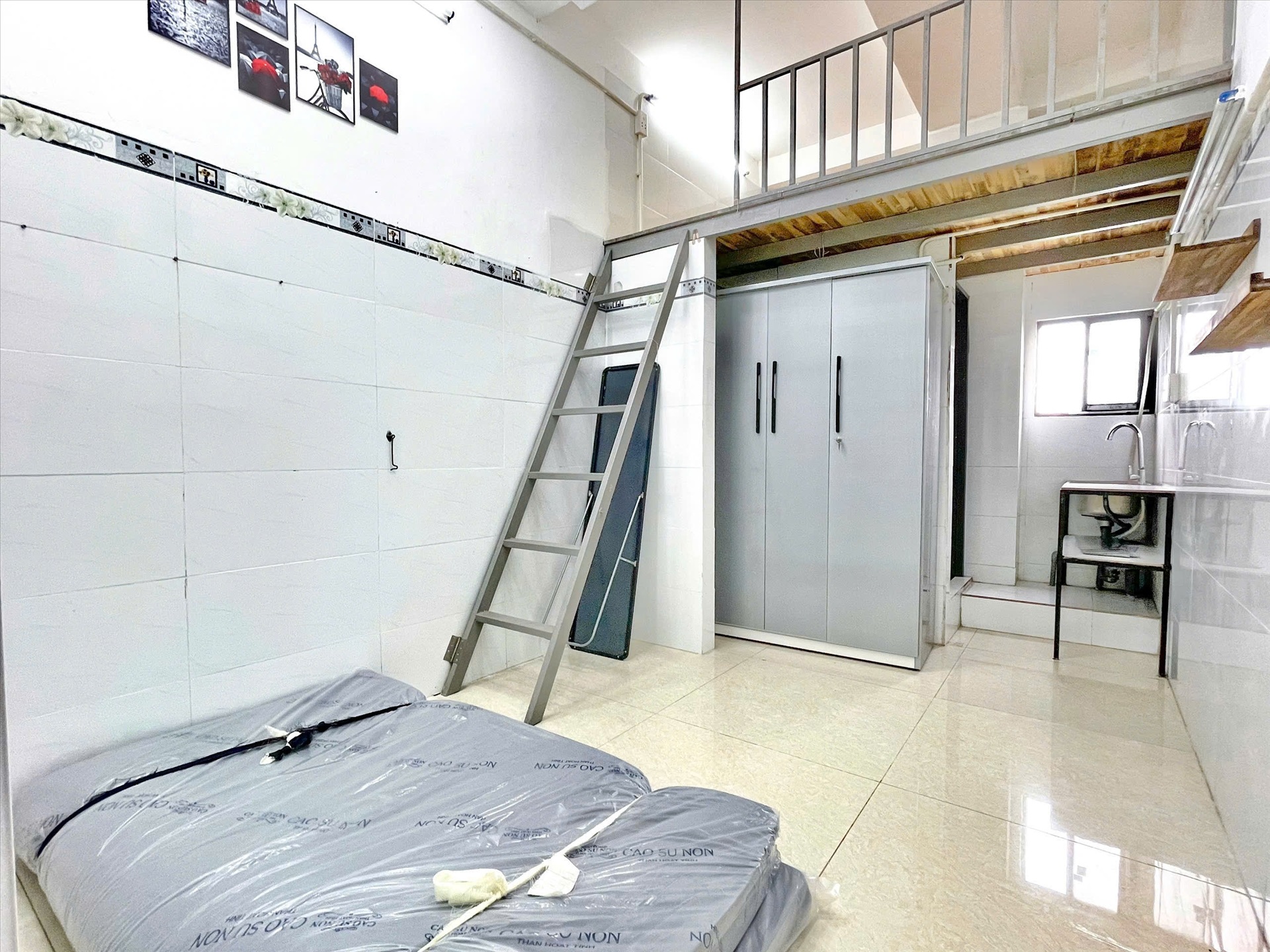 Phòng trọ Duplex 25m2 tại AT House Hà Huy Giáp - Quận 12 - Phòng ngủ