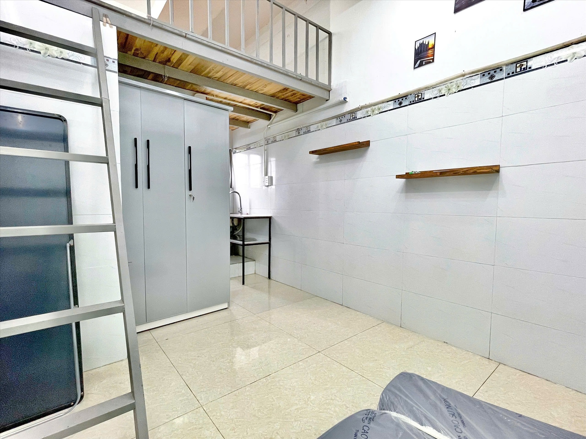 Phòng trọ Duplex 25m2 tại AT House Hà Huy Giáp - Quận 12 - Phòng khách