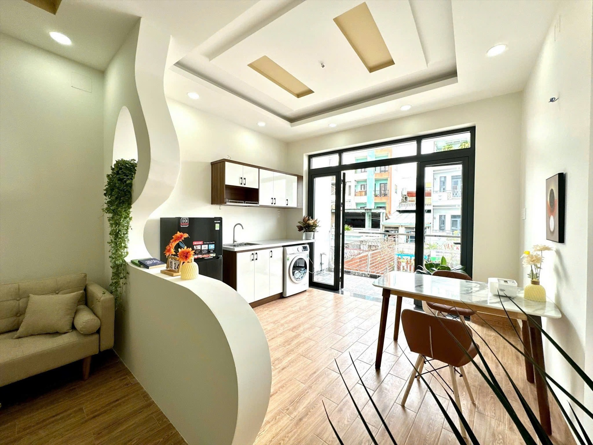 Phòng trọ 1 Phòng ngủ 45m2 tại TT House Lạc Long Quân - Tân Bình - Phòng bếp
