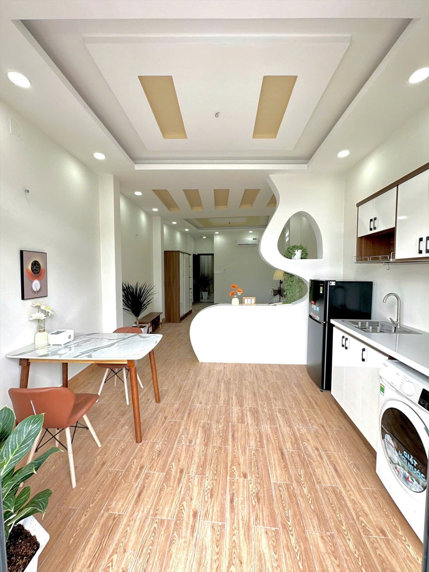 Phòng trọ 1 Phòng ngủ 45m2 tại TT House Lạc Long Quân - Tân Bình - Phòng bếp