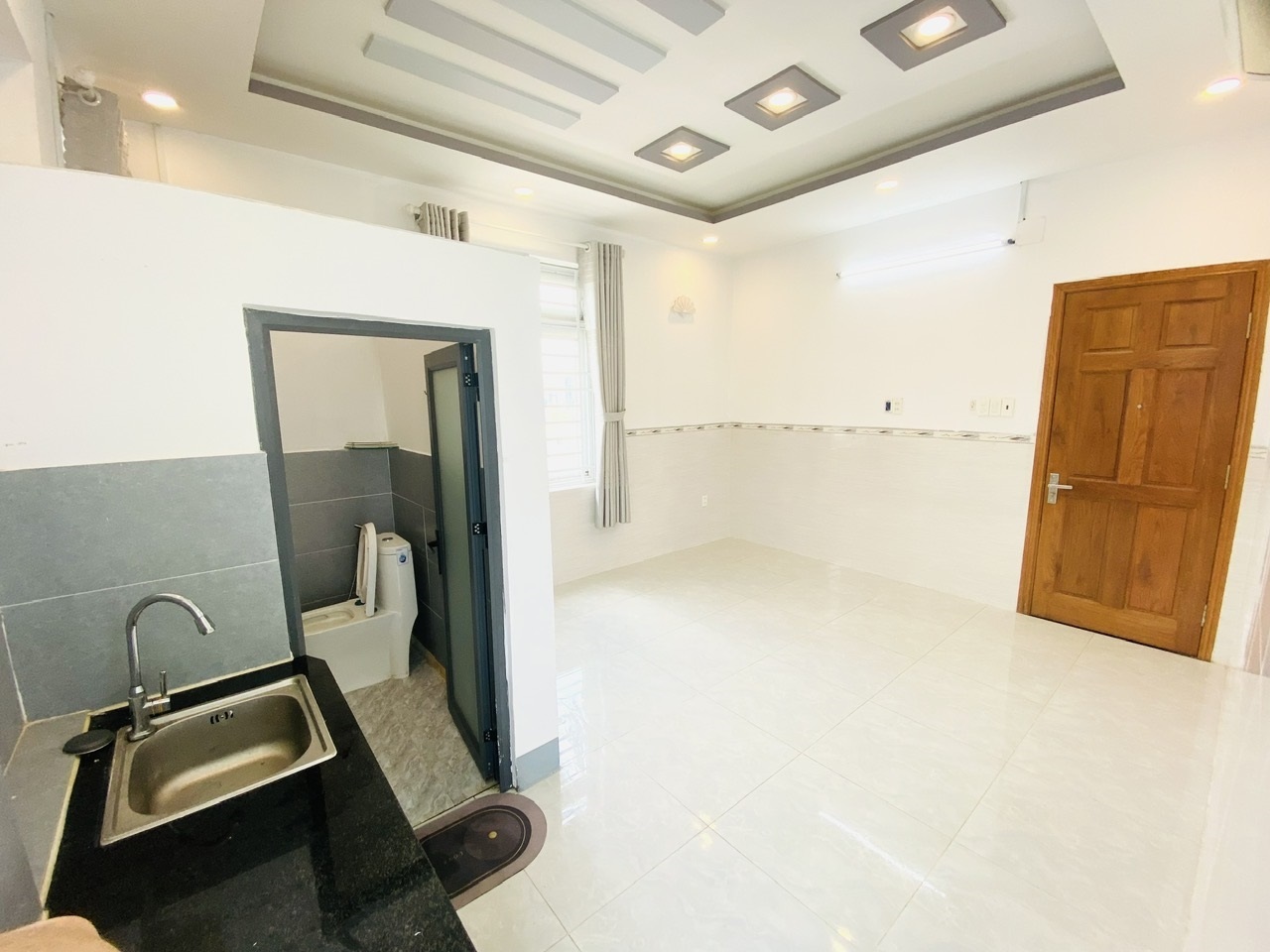 Phòng trọ Studio 18m2 tại BT House Thạnh Lộc 29 - Quận 12 - Phòng ngủ