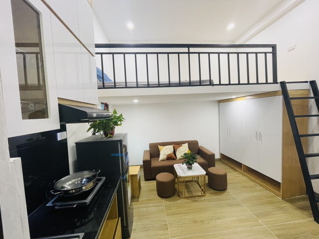 Phòng trọ Duplex 20m2 tại HY Housing 2 Xuân Đỉnh - Bắc Từ Liêm - Phòng ngủ
