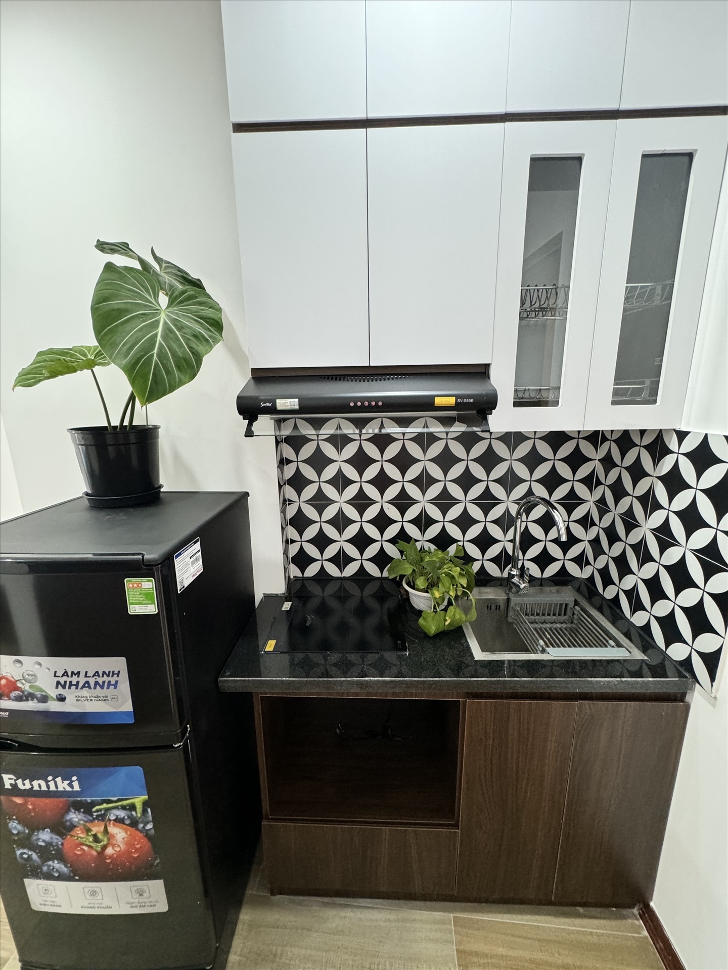 Phòng trọ Studio 20m2 tại HY Home 1 Lạc Long Quân - Tây Hồ - Phòng ngủ