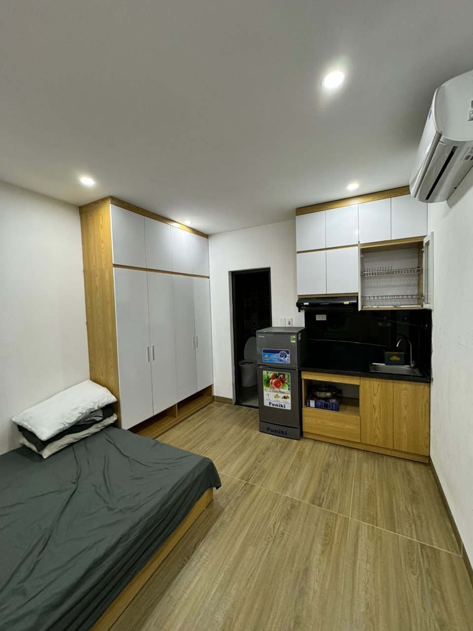 Phòng trọ Studio 20m2 tại HY Housing 2 Xuân Đỉnh - Bắc Từ Liêm - Phòng ngủ