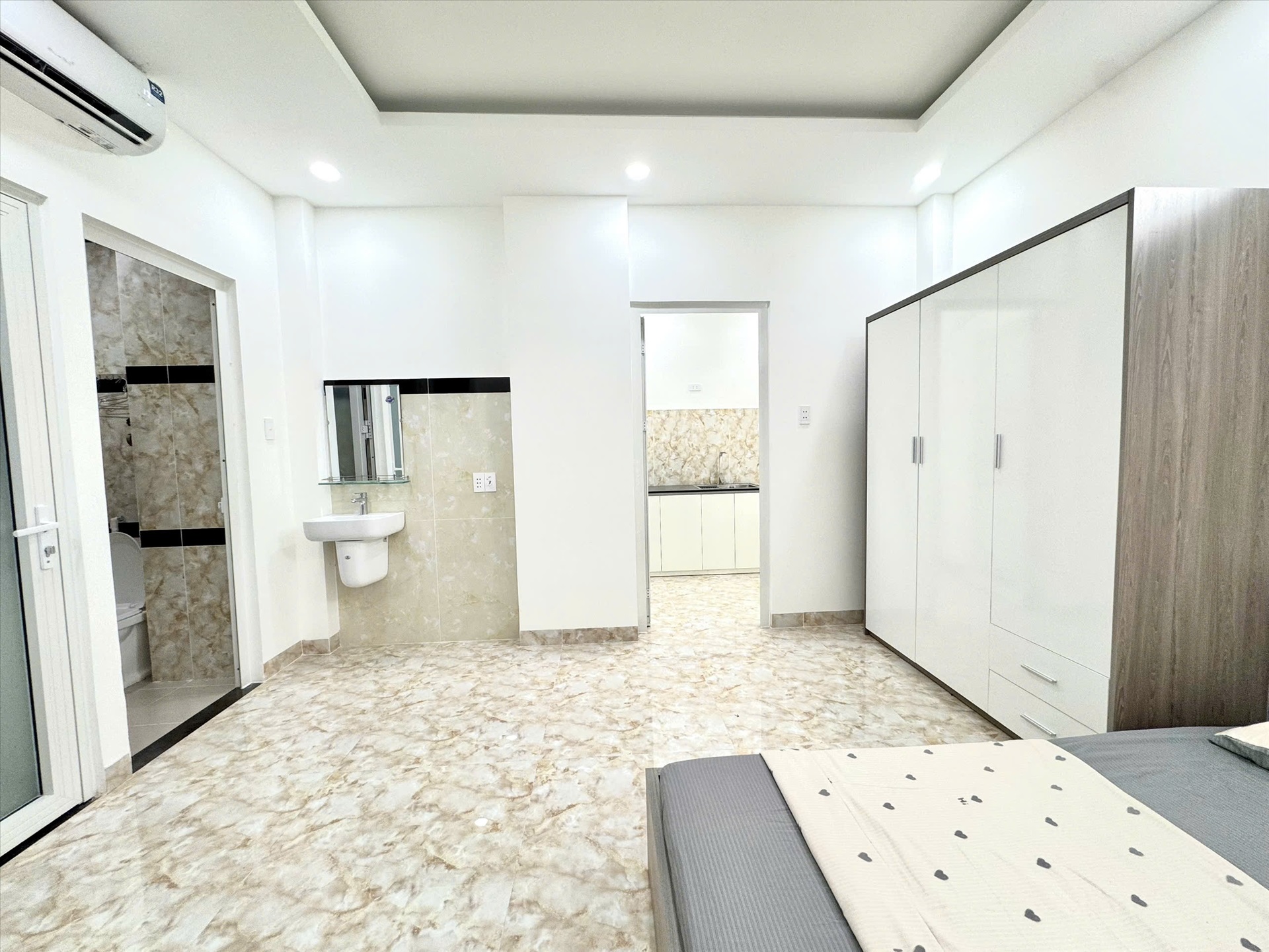 Phòng trọ 1 Phòng ngủ 40m2 tại CT Home Nguyễn Tất Thành - Quận 4 - Phòng ngủ