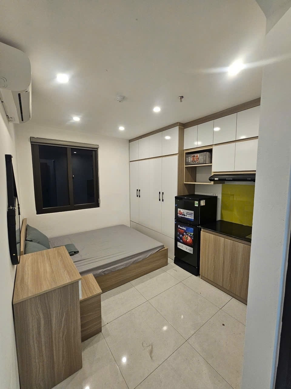 Phòng trọ Studio 22m2 tại HT Home Ngọc Hồi - Hoàng Mai - Phòng ngủ