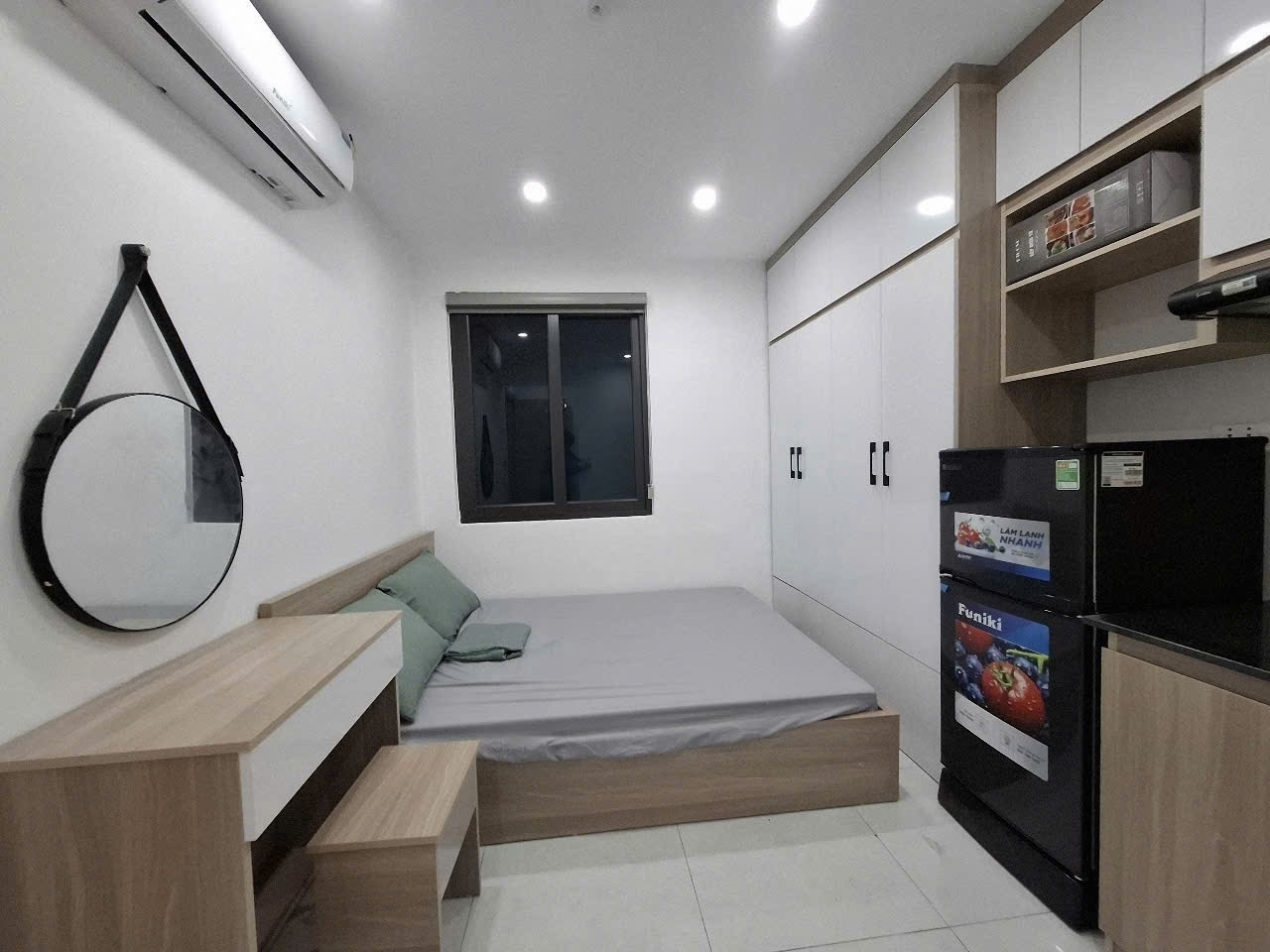 Phòng trọ Studio 22m2 tại HT Home Ngọc Hồi - Hoàng Mai - Phòng ngủ