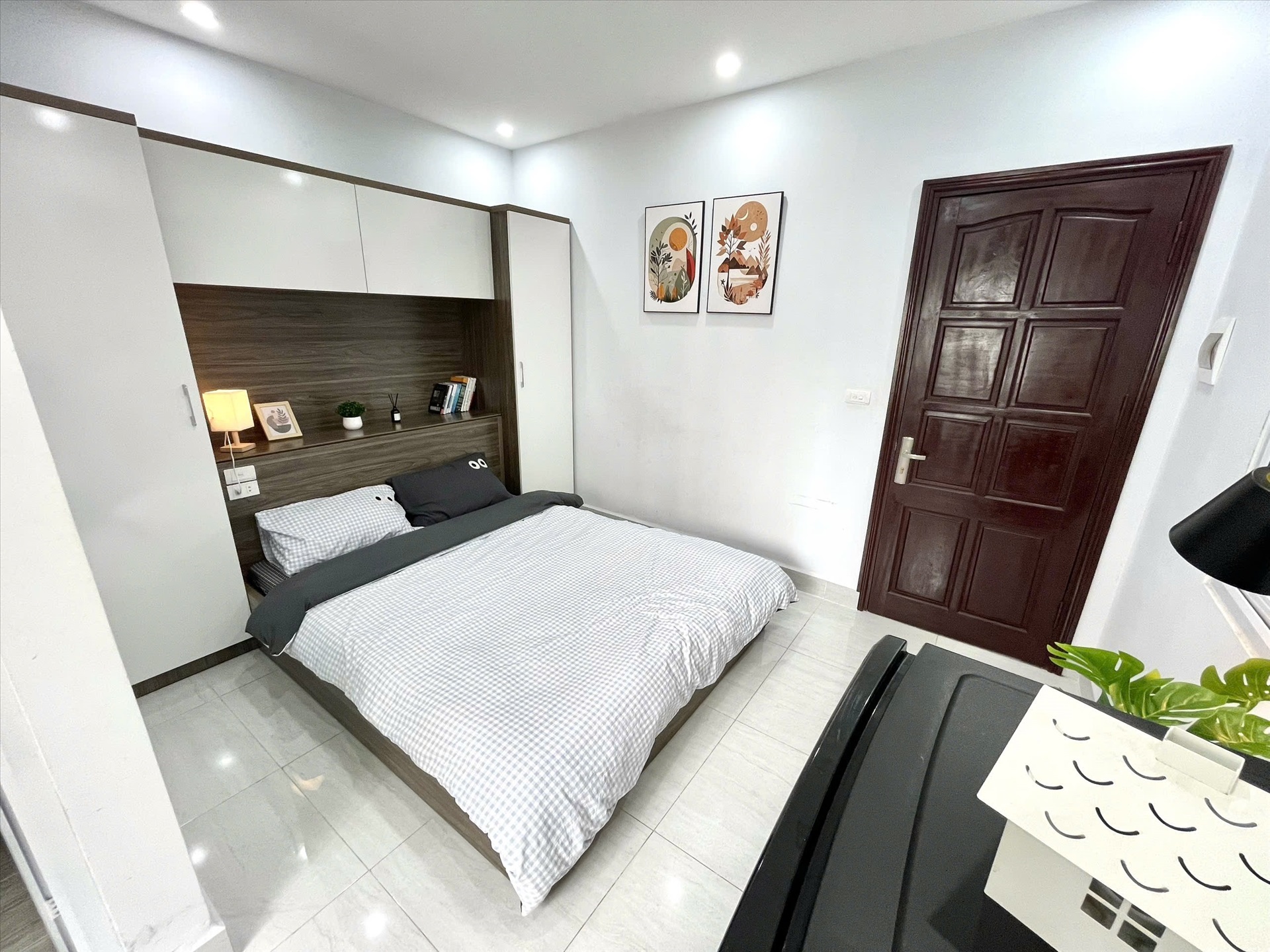 Phòng trọ Studio 18m2 tại Airstay Trần Đại Nghĩa - Hai Bà Trưng - Phòng ngủ