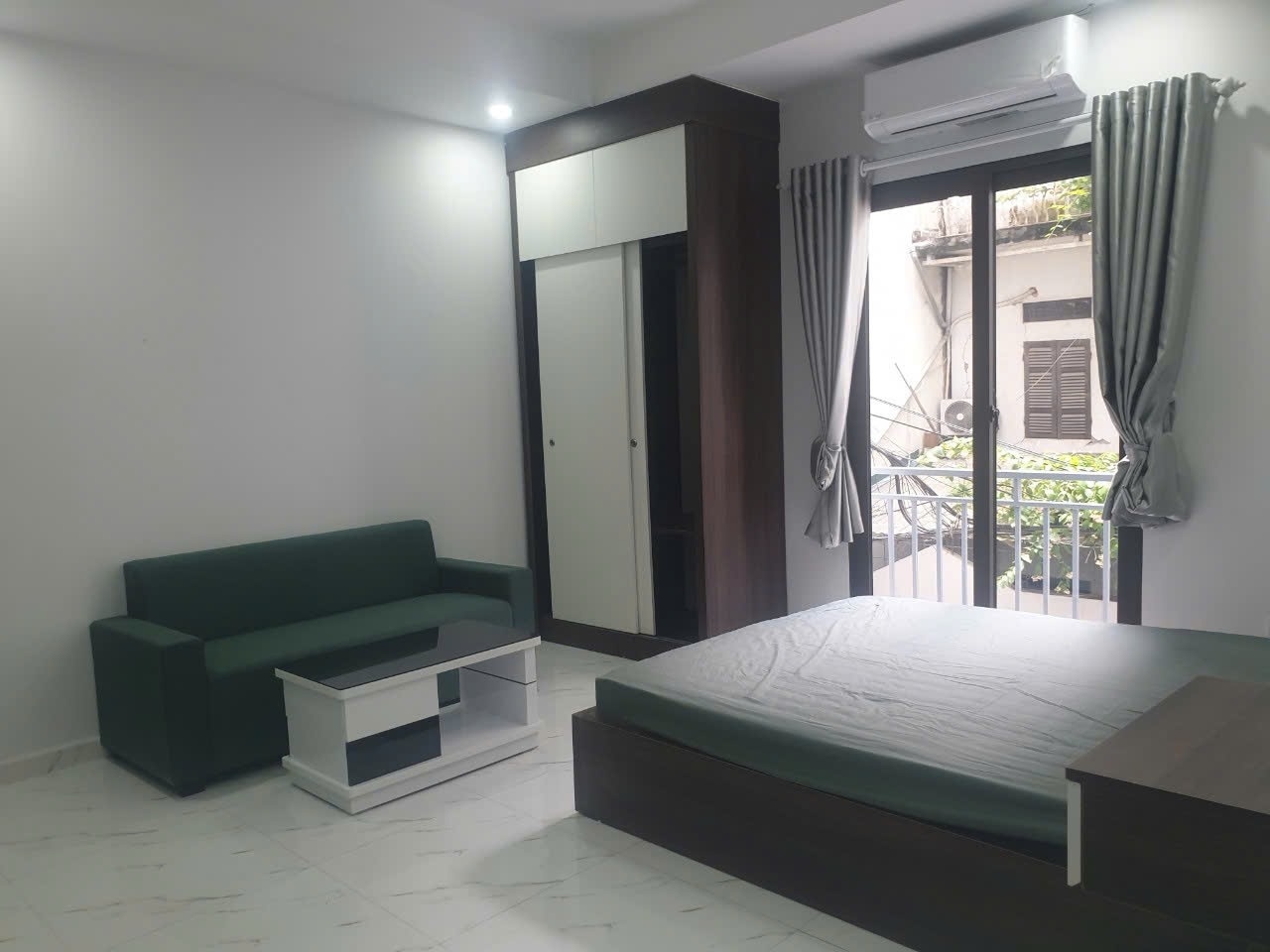 Phòng trọ Studio 25m2 tại BN Home Kim Mã - Ba Đình - Phòng ngủ