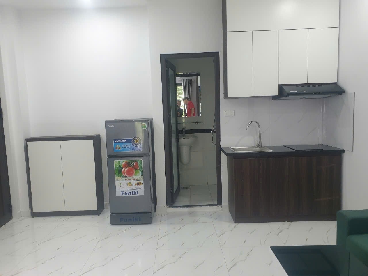 Phòng trọ Studio 25m2 tại BN Home Kim Mã - Ba Đình - Phòng ngủ