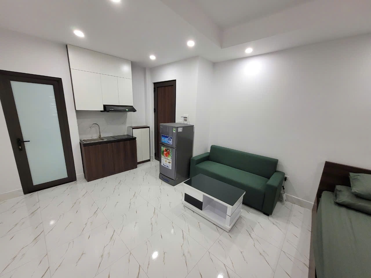 Phòng trọ Studio 25m2 tại BN Home Kim Mã - Ba Đình - Phòng ngủ