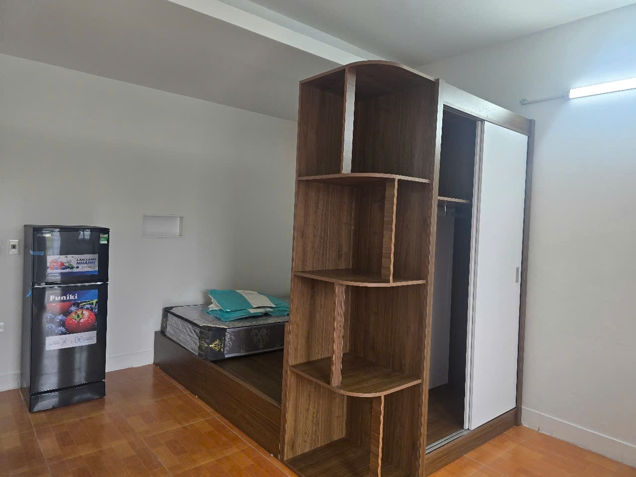 Phòng trọ Studio 25m2 tại BN Home Đỗ Đức Dục - Nam Từ Liêm - Phòng ngủ