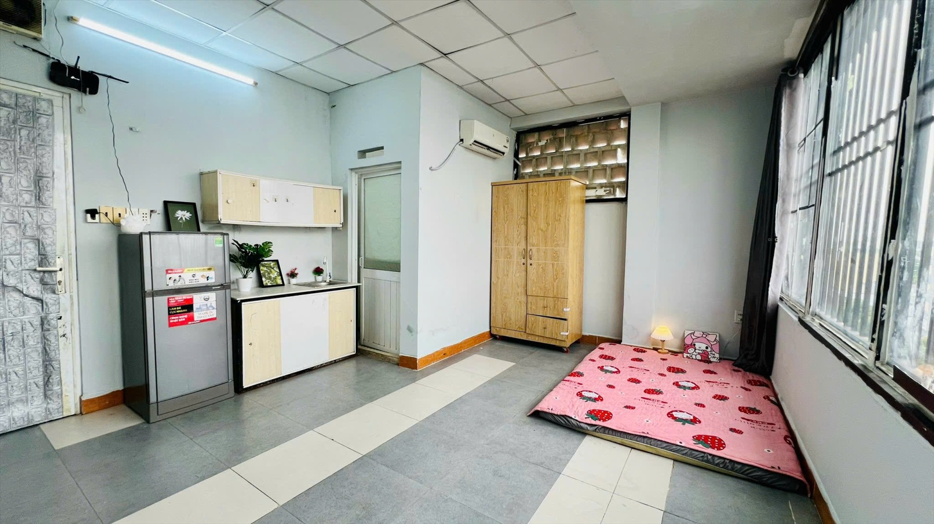 Phòng trọ Studio 25m2 tại AC Home Tây Thạnh - Tân Phú - Phòng ngủ