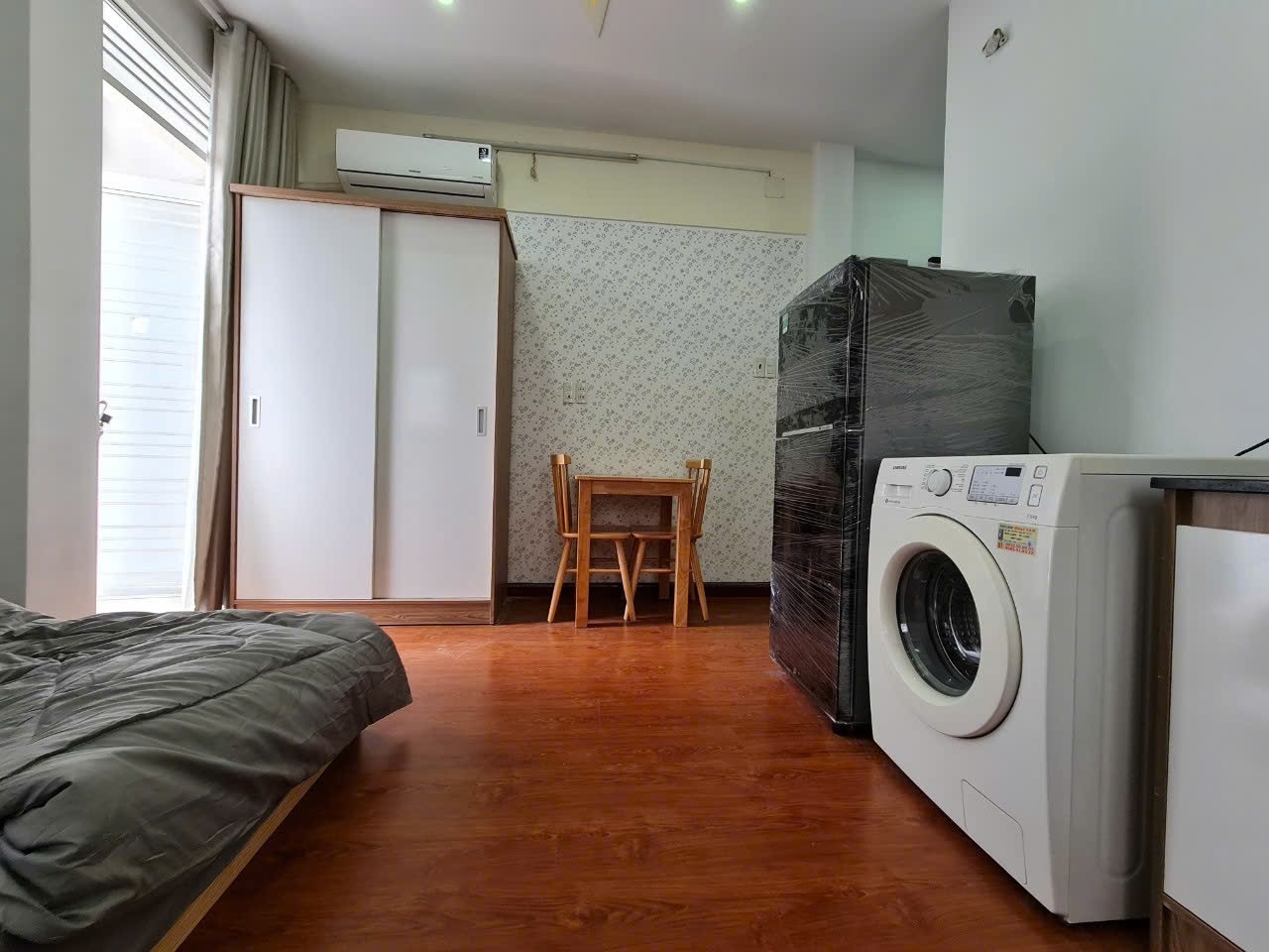 Phòng trọ Studio 30m2 tại Hannah House Nguyễn Văn Đậu - Bình Thạnh - Phòng ngủ
