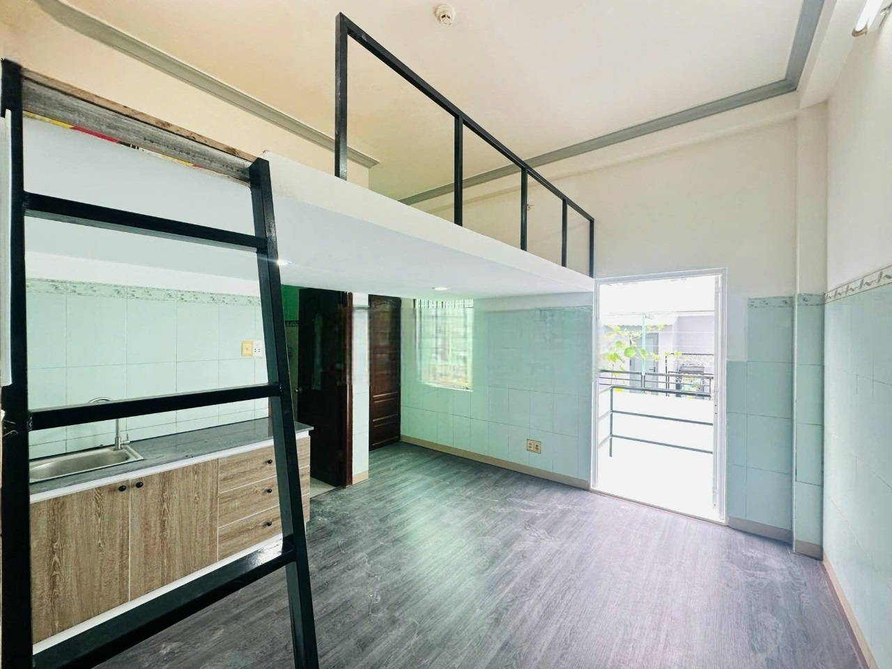 Phòng trọ Duplex 25m2 tại AC Home CN1 - Tân Phú - Phòng khách