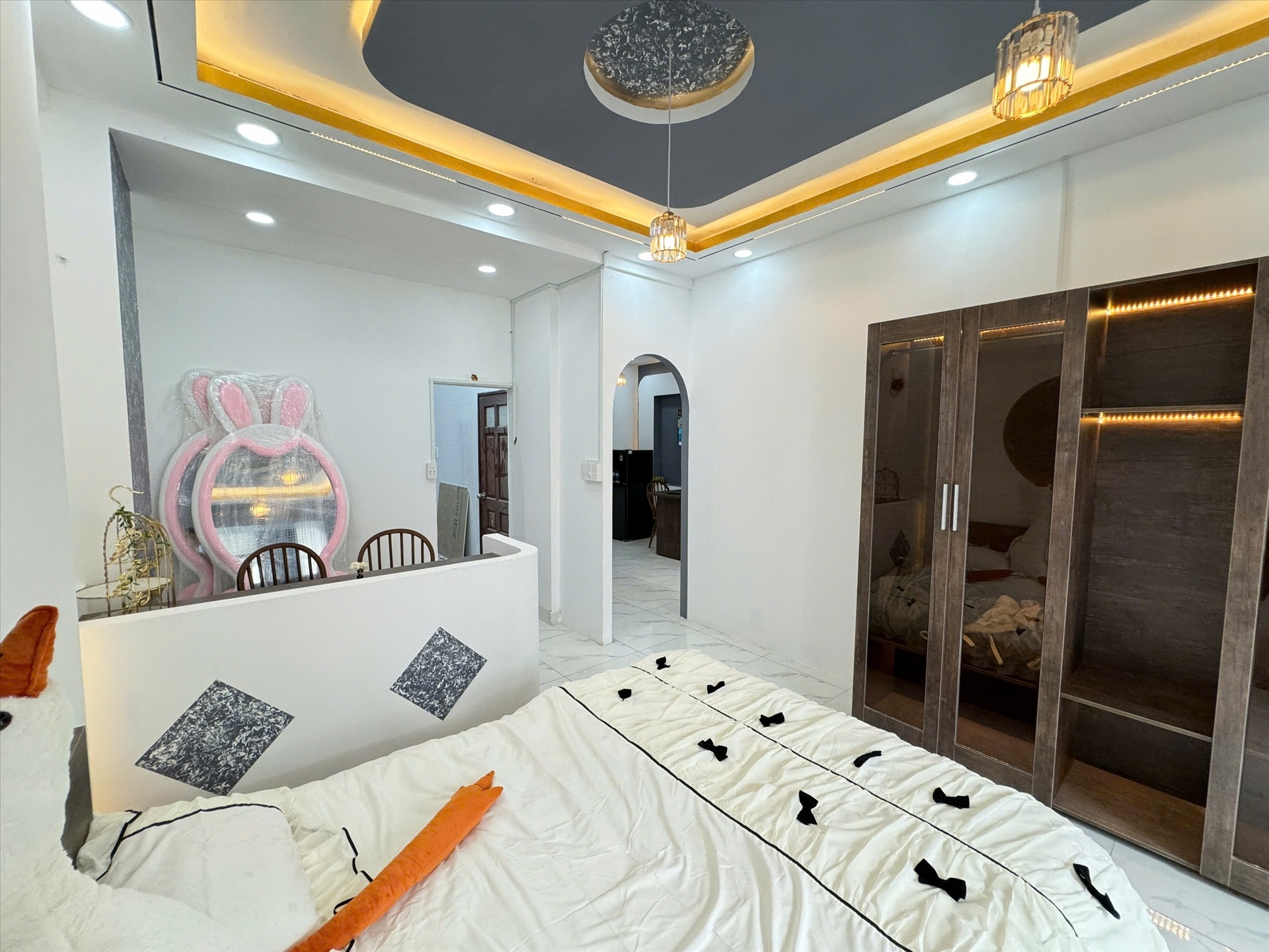 Phòng trọ 2 Phòng ngủ 50m2 tại Kinghome Văn Chung - Tân Bình - Phòng ngủ