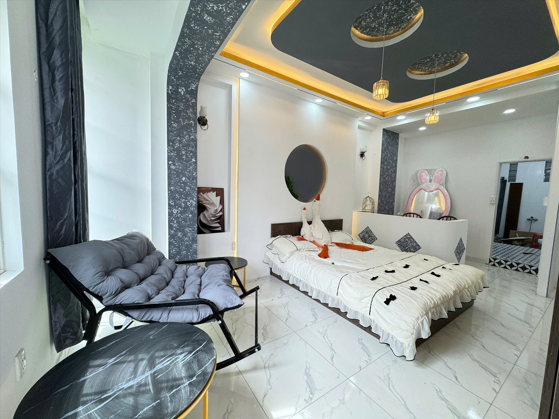 Phòng trọ 2 Phòng ngủ 50m2 tại Kinghome Văn Chung - Tân Bình - Phòng ngủ