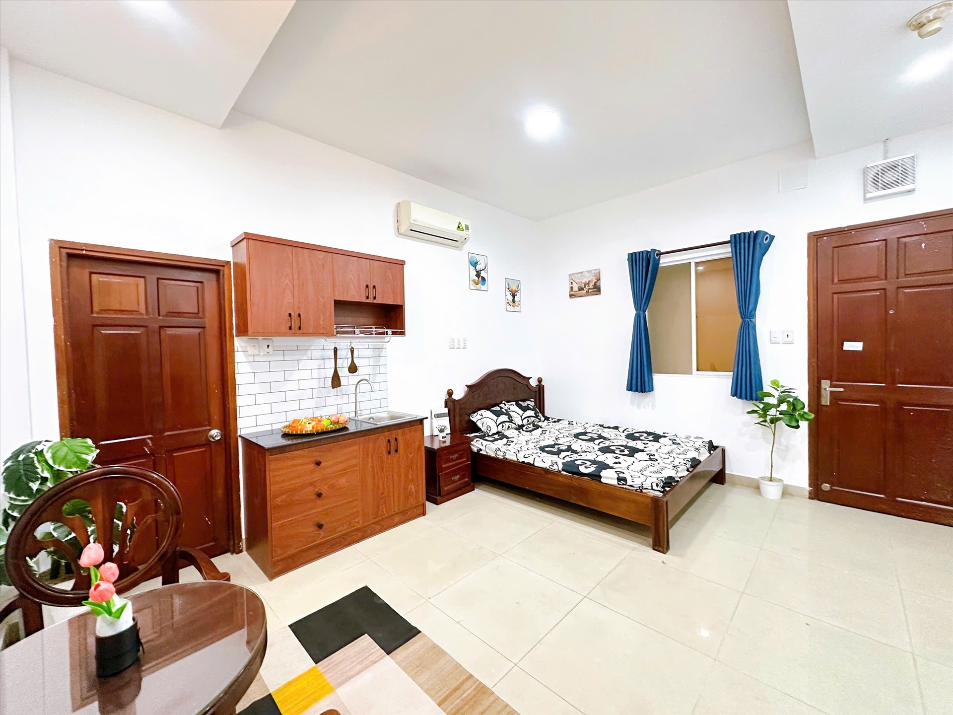 Phòng trọ Studio 25m2 tại Central House Thành Thái - Quận 10 - Phòng ngủ