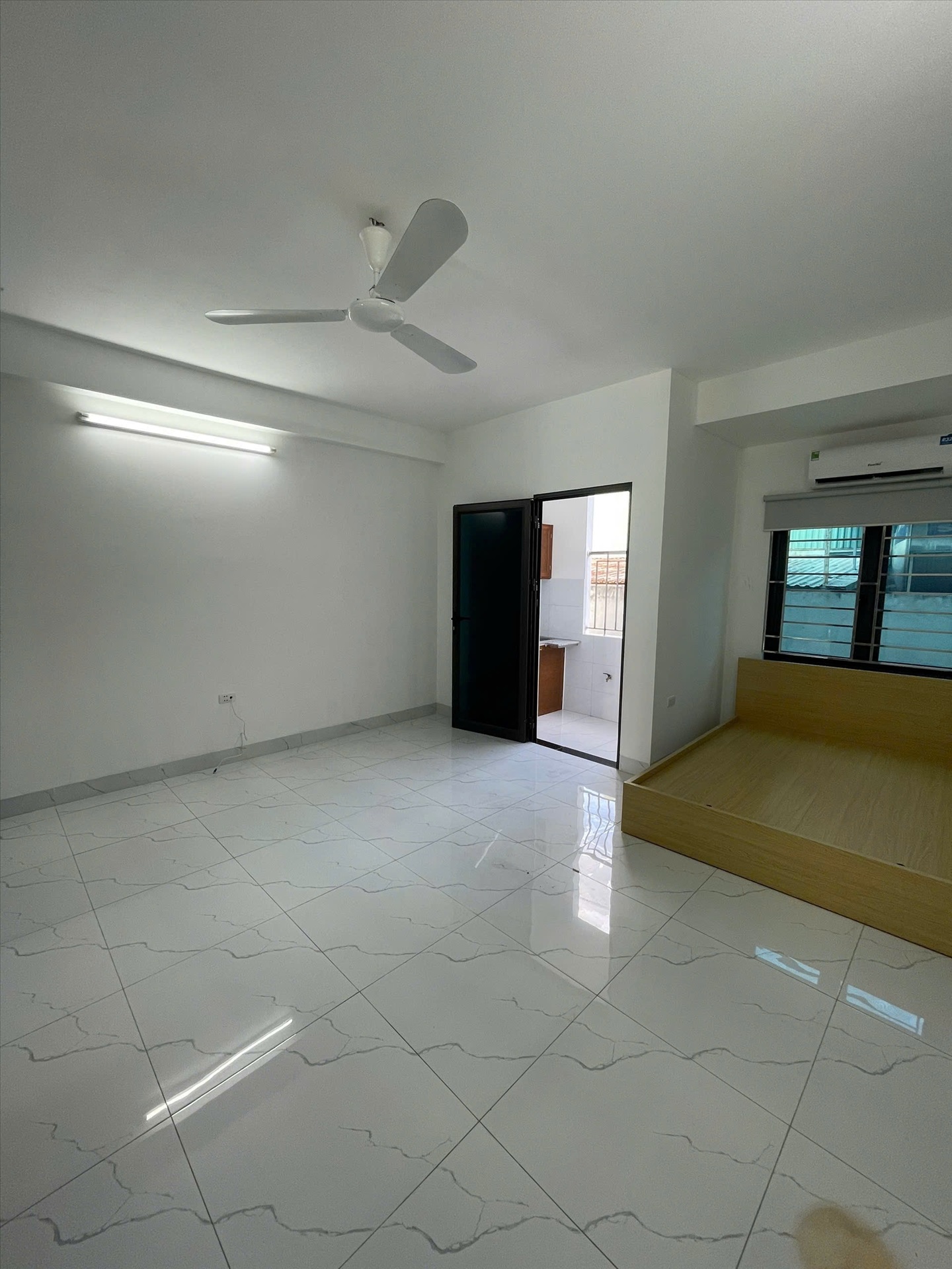 Phòng trọ Studio 25m2 tại PT Home Đại Lộ Thăng Long - Nam Từ Liêm  - Phòng ngủ