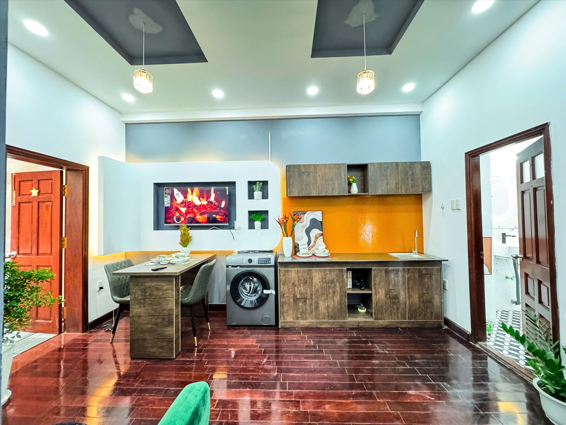 Phòng trọ 1 Phòng ngủ 30m2 tại Kinghome Văn Chung - Tân Bình - Phòng bếp
