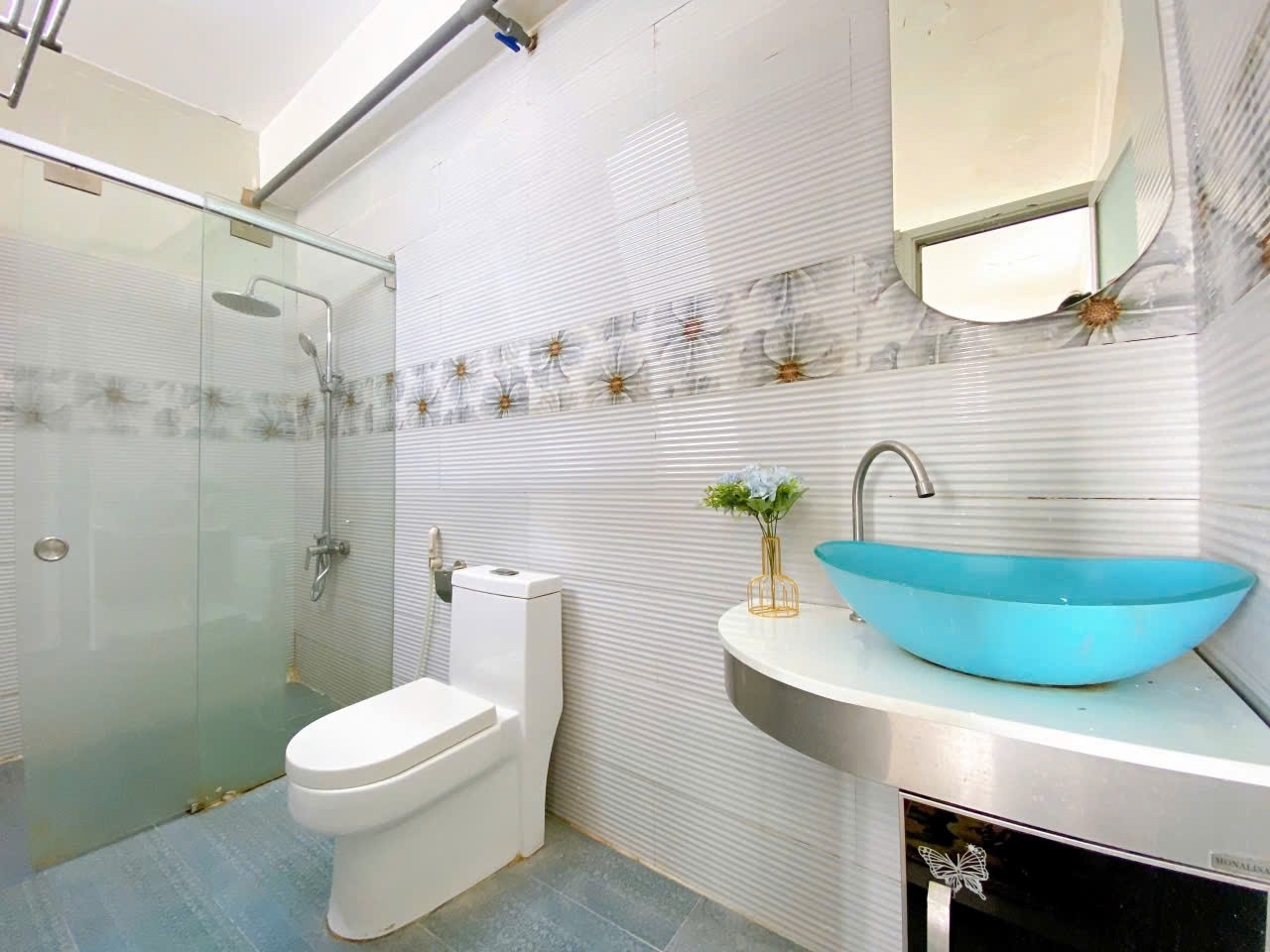 Phòng trọ Studio 25m2 tại BB House Đường số 7 - Bình Tân - Phòng tắm