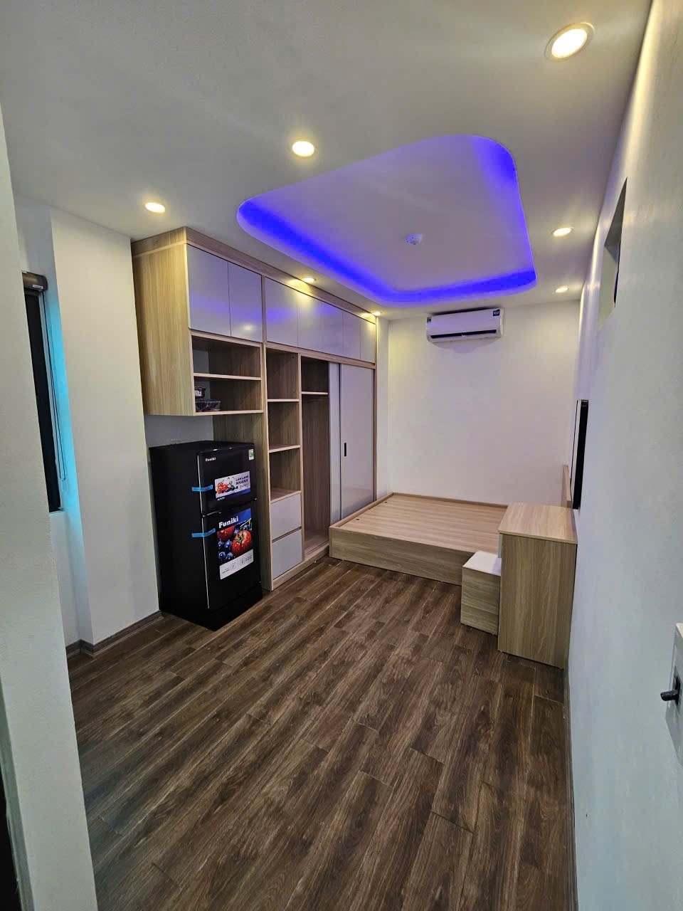 Phòng trọ Studio 22m2 tại HT Home Âu Cơ - Tây Hồ - Phòng ngủ