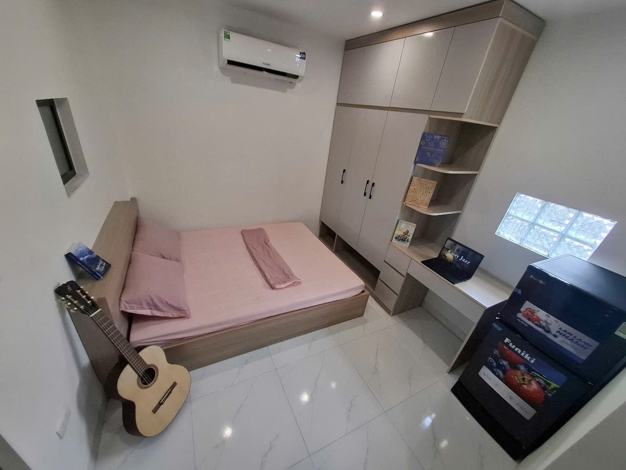 Phòng trọ Studio 25m2 tại HT Home An Dương Vương - Bắc Từ Liêm - Phòng khách