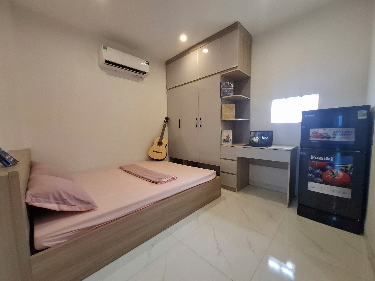 Phòng trọ Studio 25m2 tại HT Home An Dương Vương - Bắc Từ Liêm - Phòng ngủ