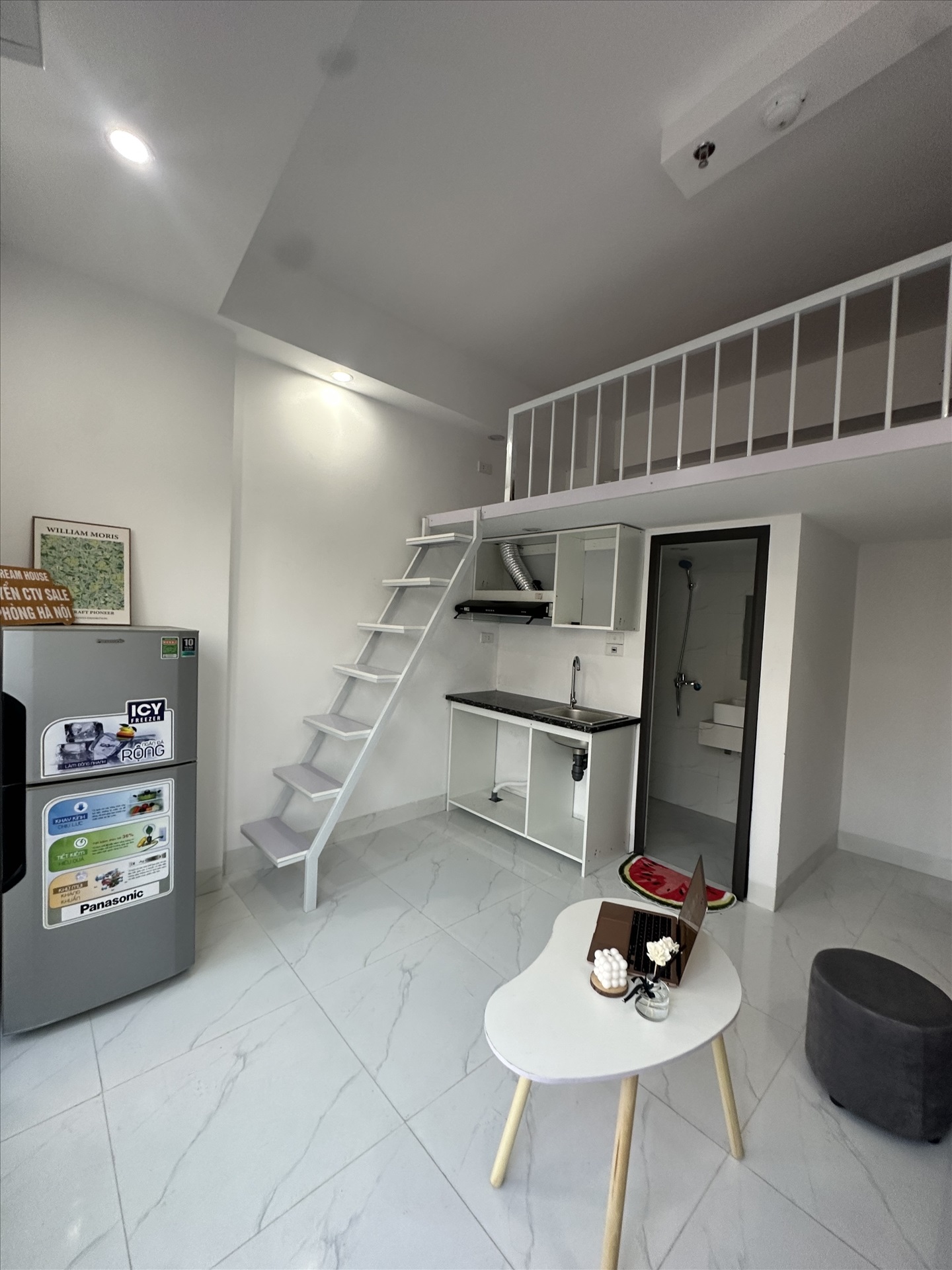 Phòng trọ Duplex 25m2 tại DreamHouse Vĩnh Phúc - Ba Đình - Phòng ngủ