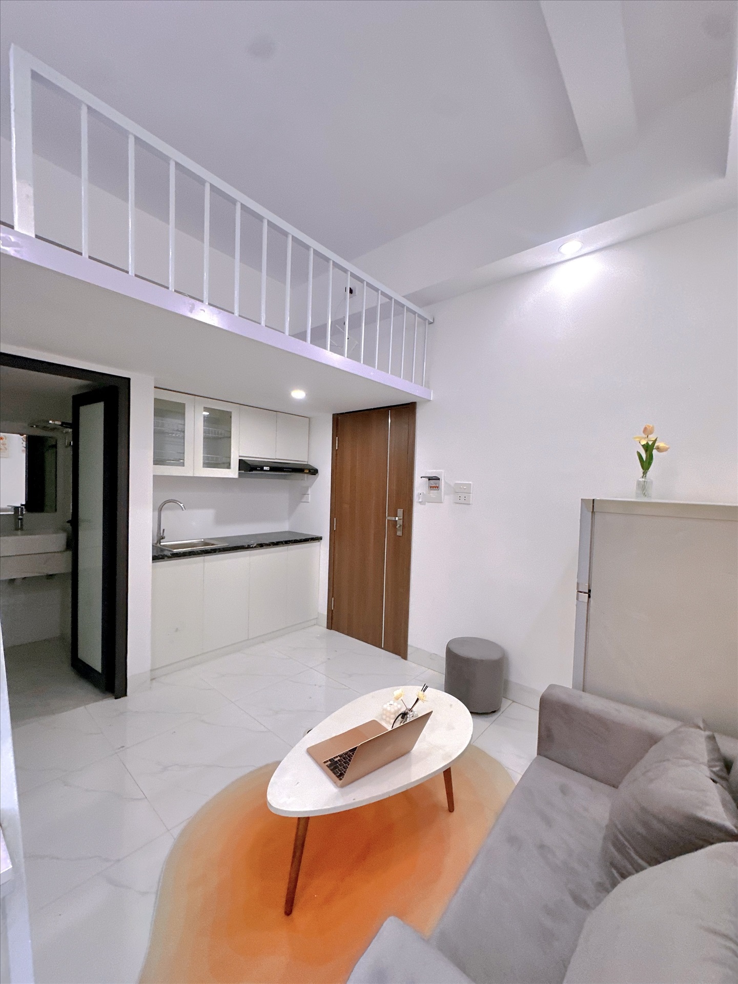 Phòng trọ Duplex 25m2 tại DreamHouse Vĩnh Phúc - Ba Đình - Phòng ngủ