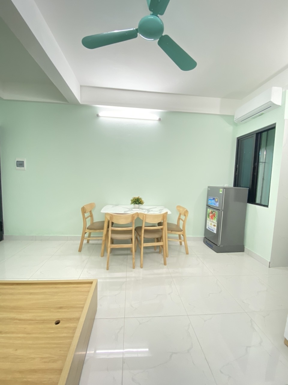 Phòng trọ Studio 25m2 tại 4PS Housing 3 Pháo Đài Láng - Đống Đa - Phòng khách